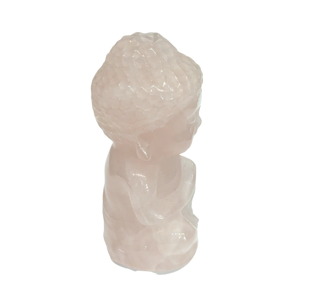 Rose Quartz Buddha | Ethically Sourced Crystal for Unconditional Love, Compassion & Inner Peace