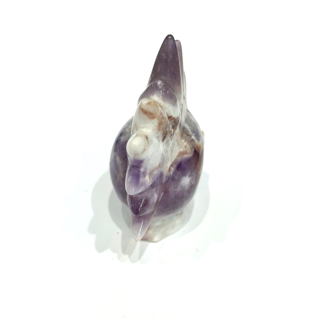 Trapiche Amethyst Mohawk Skull | Rare Sacred Geometry Crystal