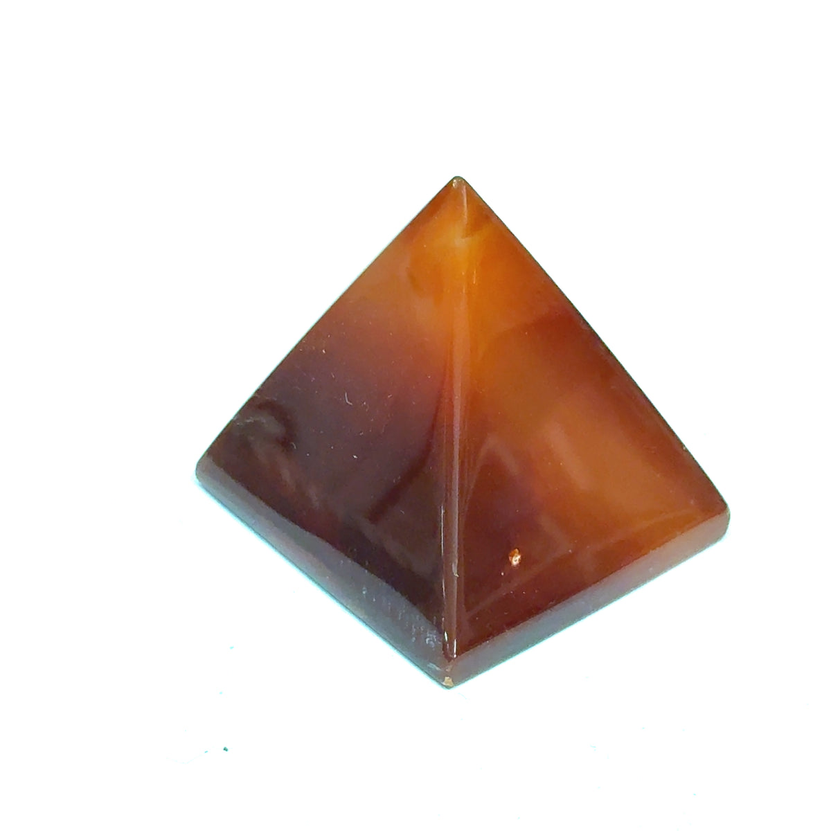 Carnelian Pyramid | Ethically Sourced Crystal for Courage, Vitality & Sacred Manifestation