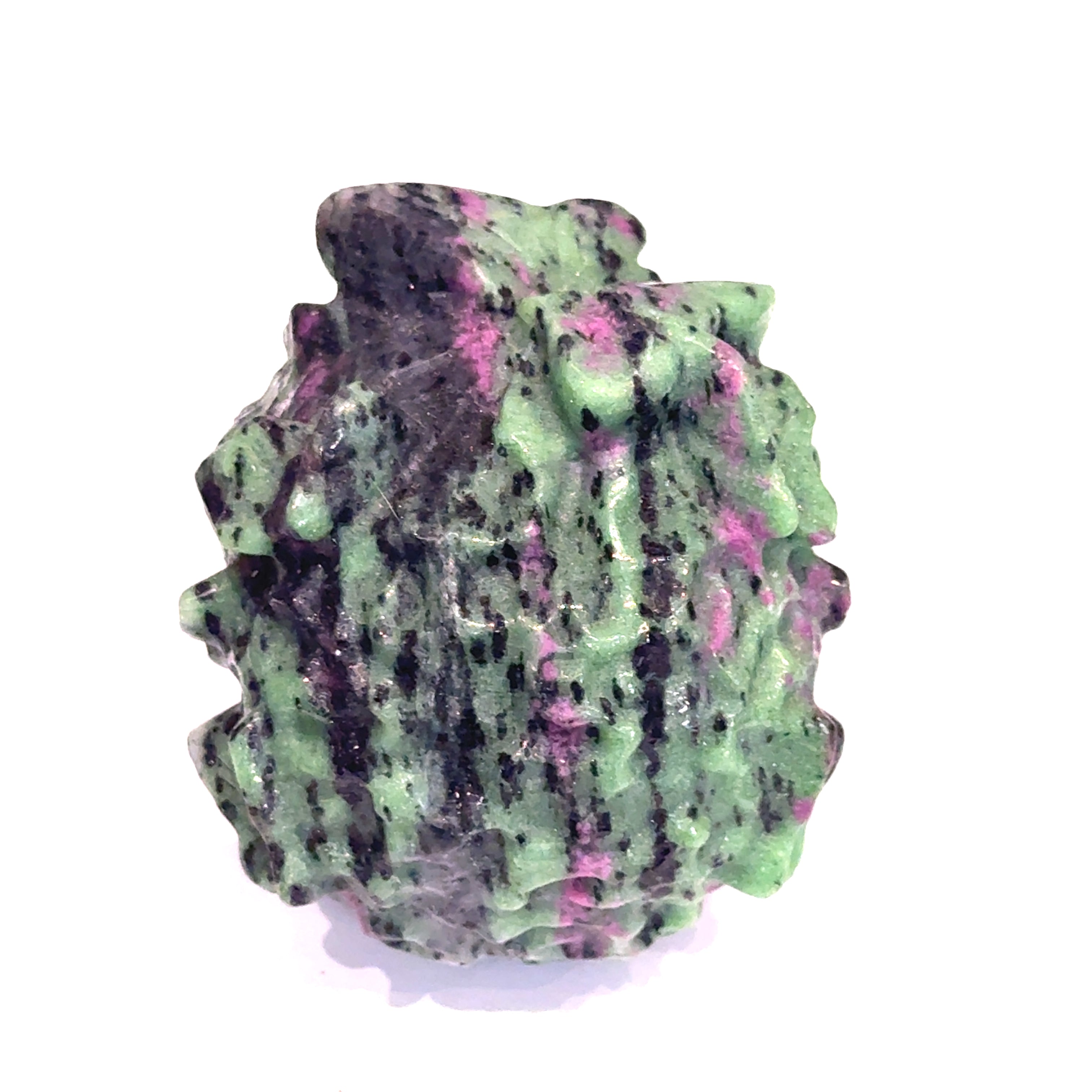 Ruby Zoisite Butterfly Skull Carving | Ethically Sourced Crystal for Profound Transformation, Passionate Rebirth & the Courage to Become