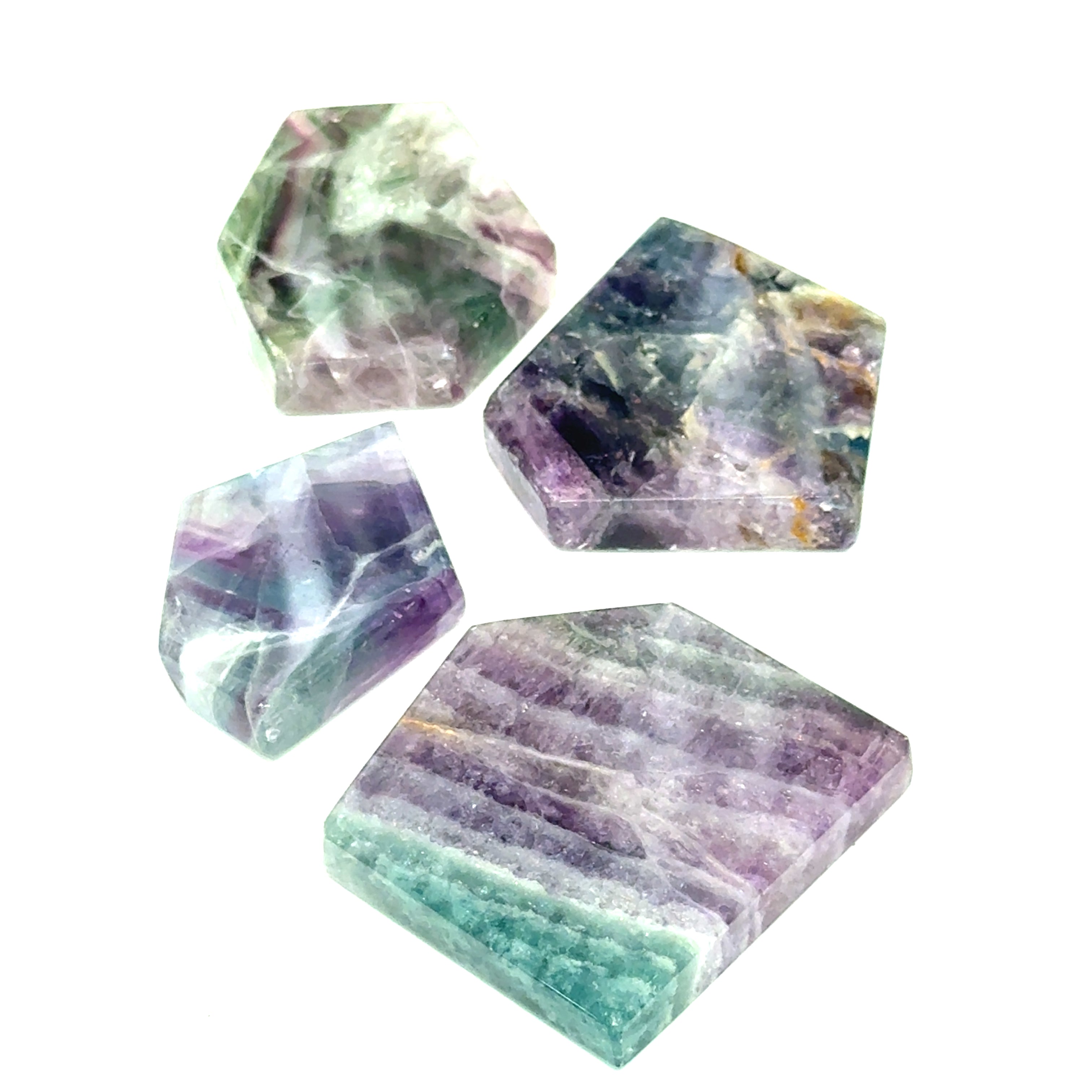 Rainbow Fluorite Free Form Slab