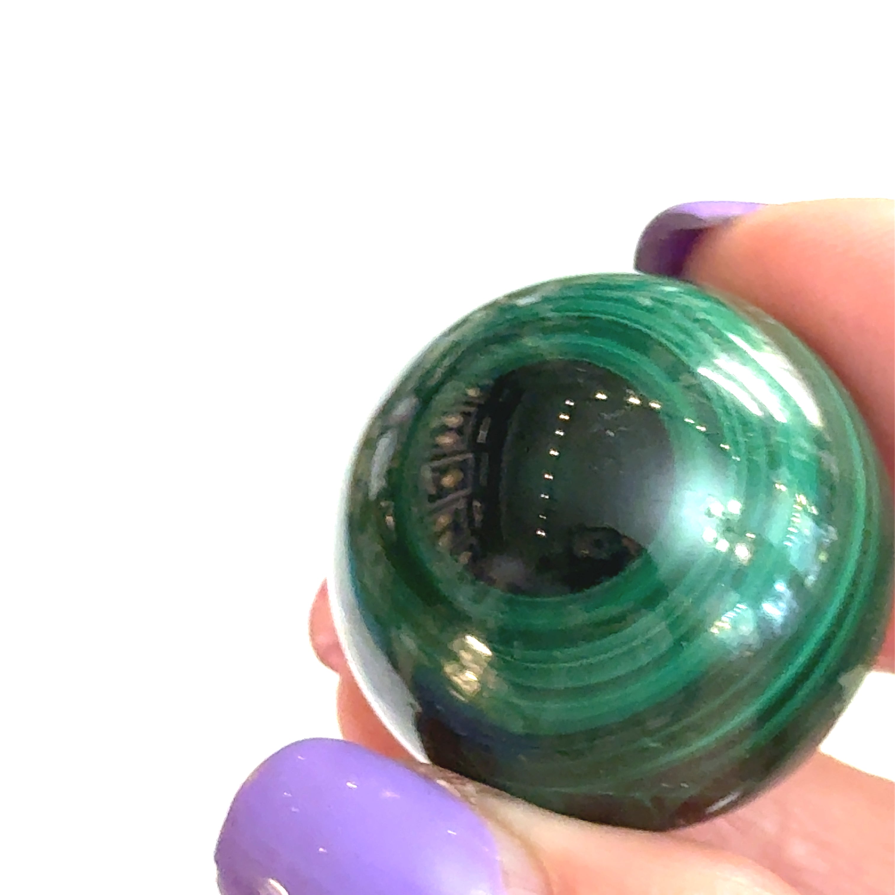 Malachite Sphere | Ethically Sourced Crystal for Transformation, Protection & Heart Healing