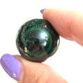 Malachite Sphere | Ethically Sourced Crystal for Transformation, Protection & Heart Healing