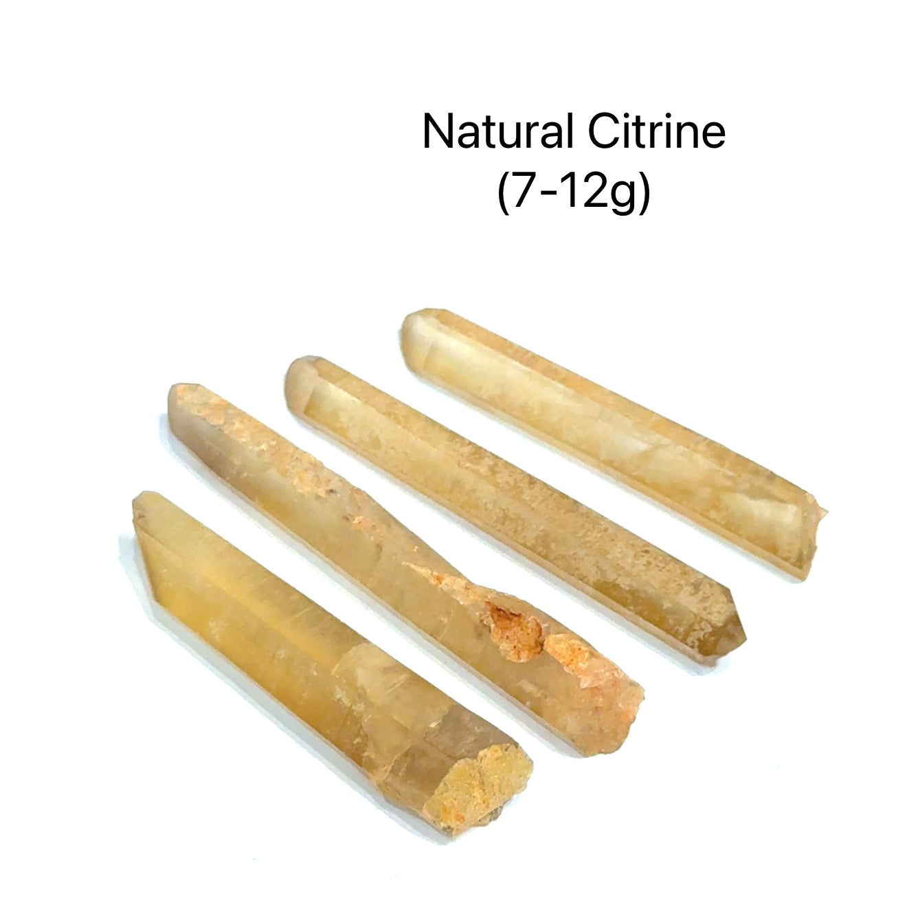 Natural Citrine Gemstone Point / Wand