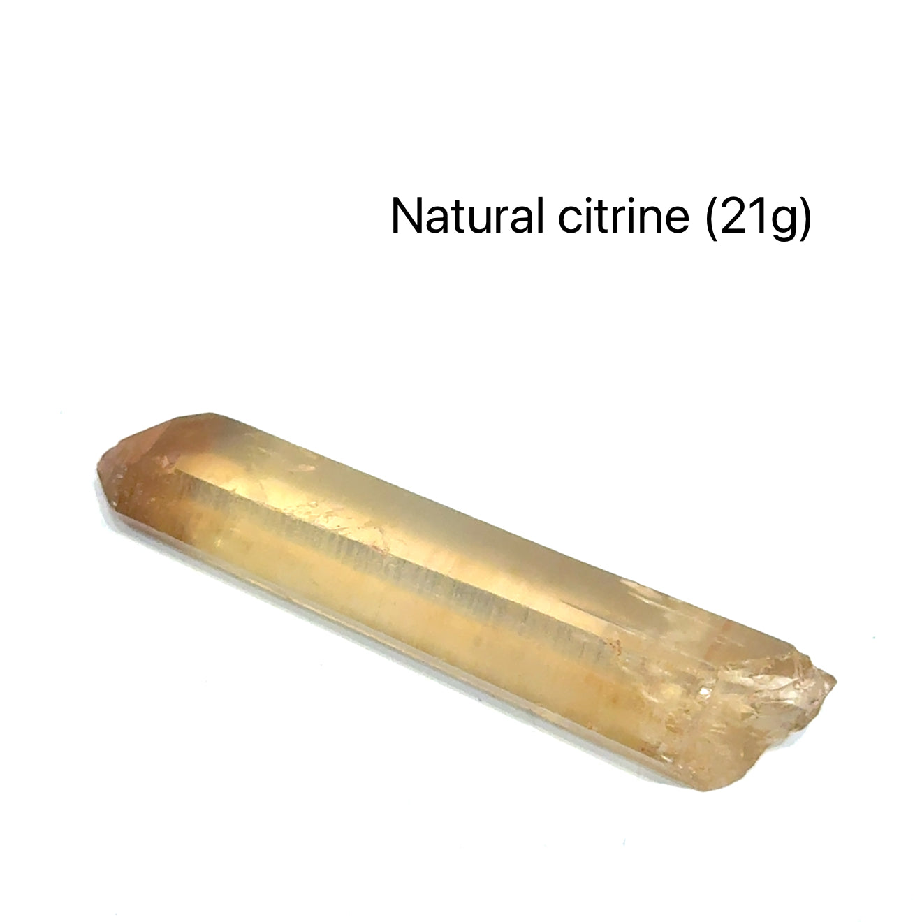 Natural Citrine Gemstone Point / Wand
