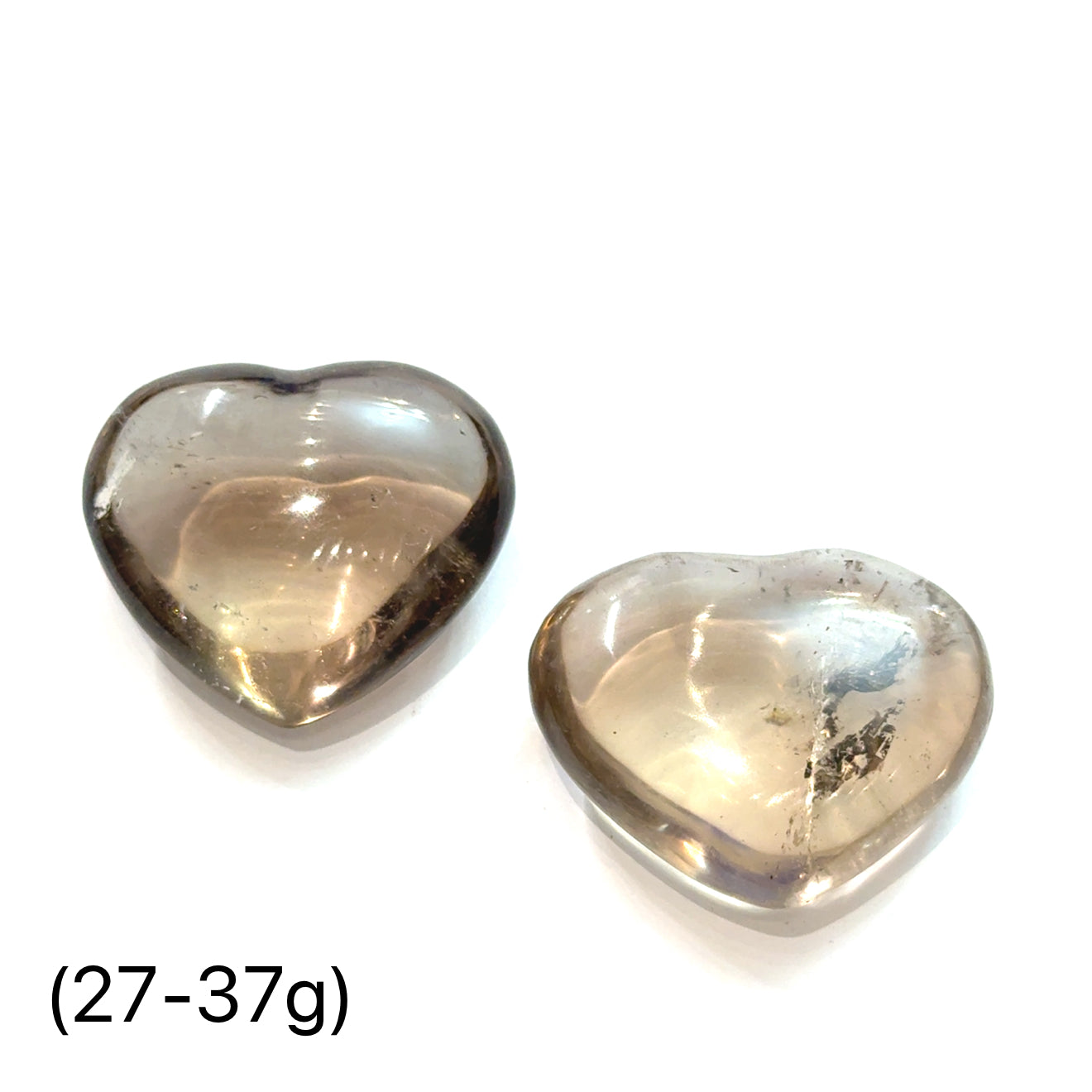 Smokey Quartz Gemstone Hearts