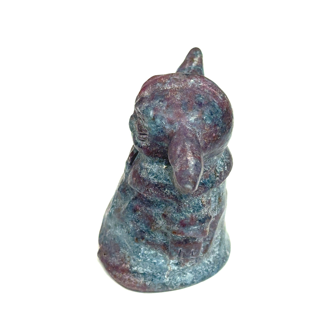 Ruby Kyanite Yoda Carving | Ethically Sourced Crystal for Passionate Wisdom, Courageous Love & Spiritual Alignment