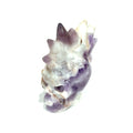 Trapiche Amethyst Mohawk Skull | Rare Sacred Geometry Crystal