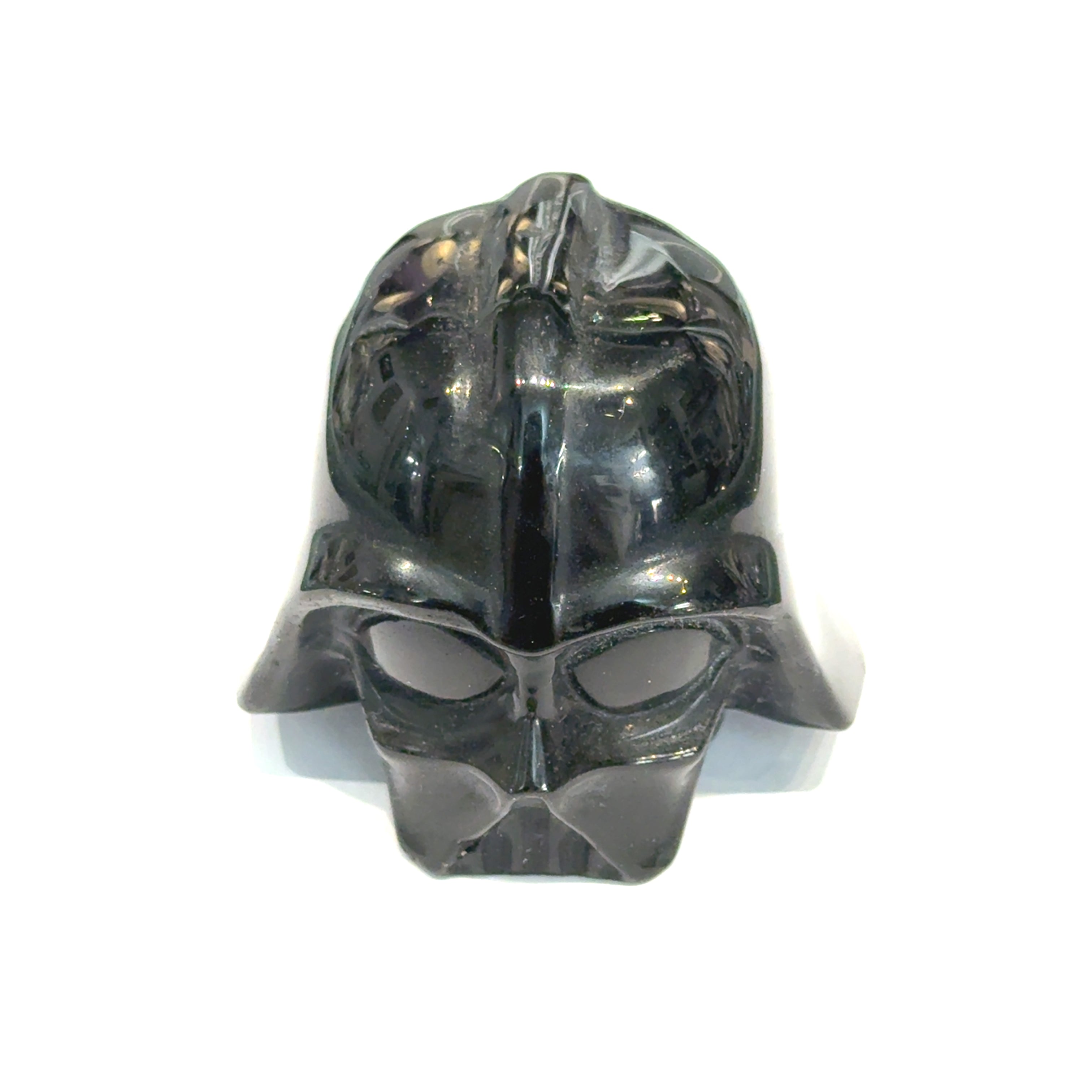 Darth Vader Black Obsidian Carving  | 2 Sizes | Hidden Jewel