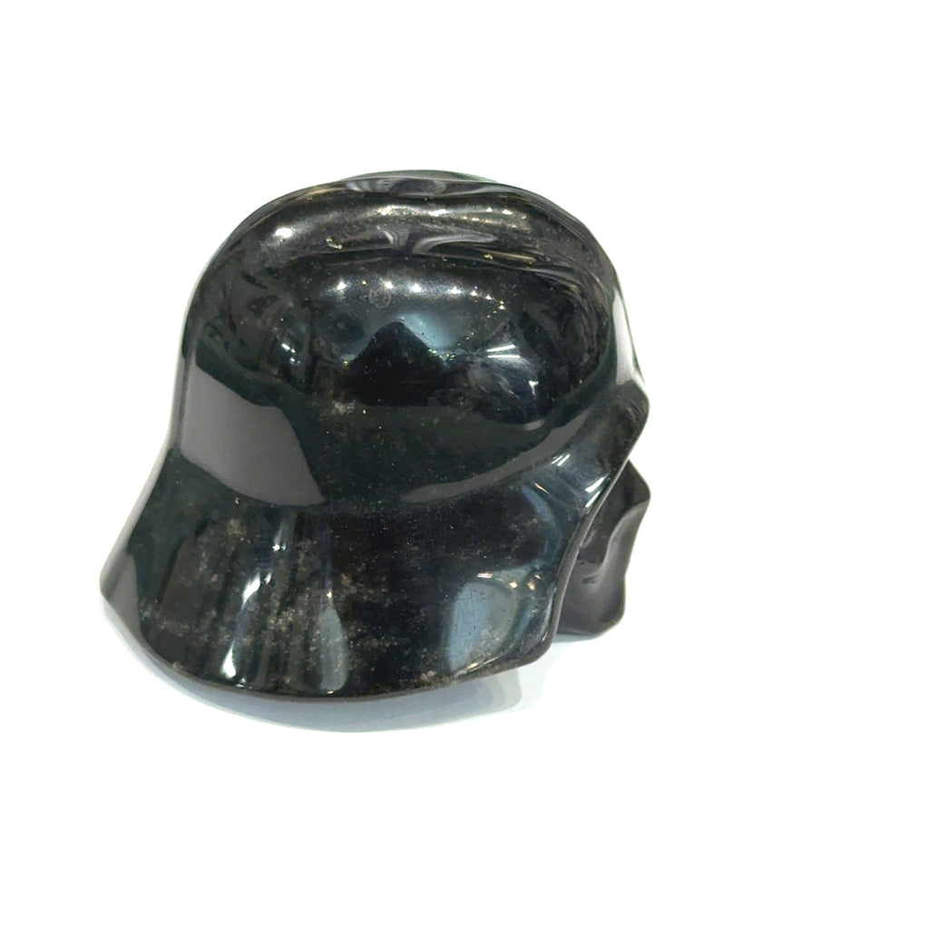 Darth Vader Black Obsidian Carving  | 2 Sizes | Hidden Jewel