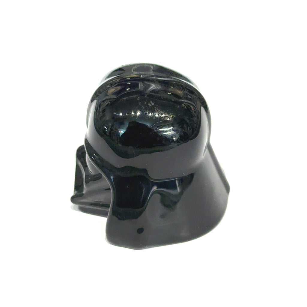 Darth Vader Black Obsidian Carving  | 2 Sizes | Hidden Jewel