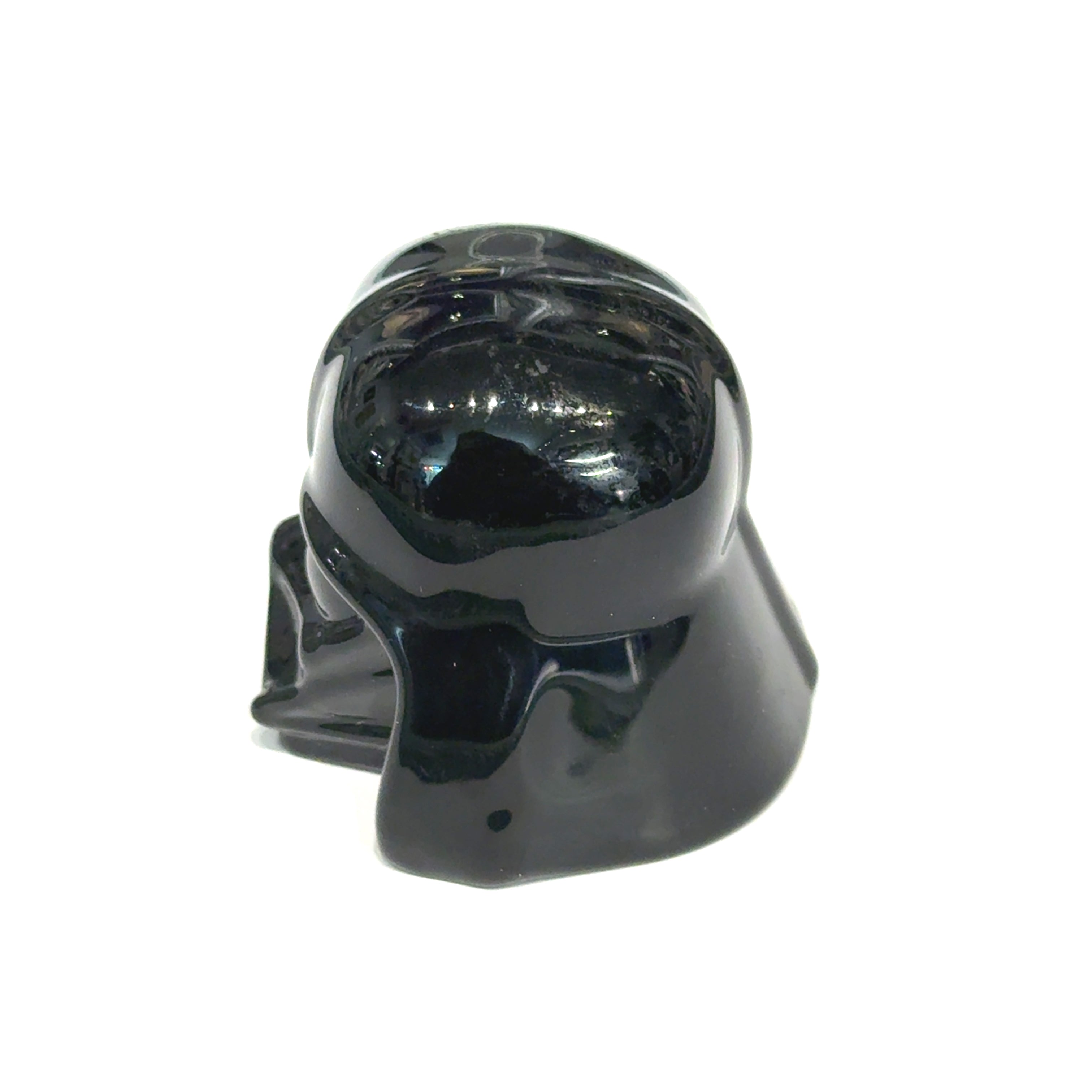 Darth Vader Black Obsidian Carving  | 2 Sizes | Hidden Jewel