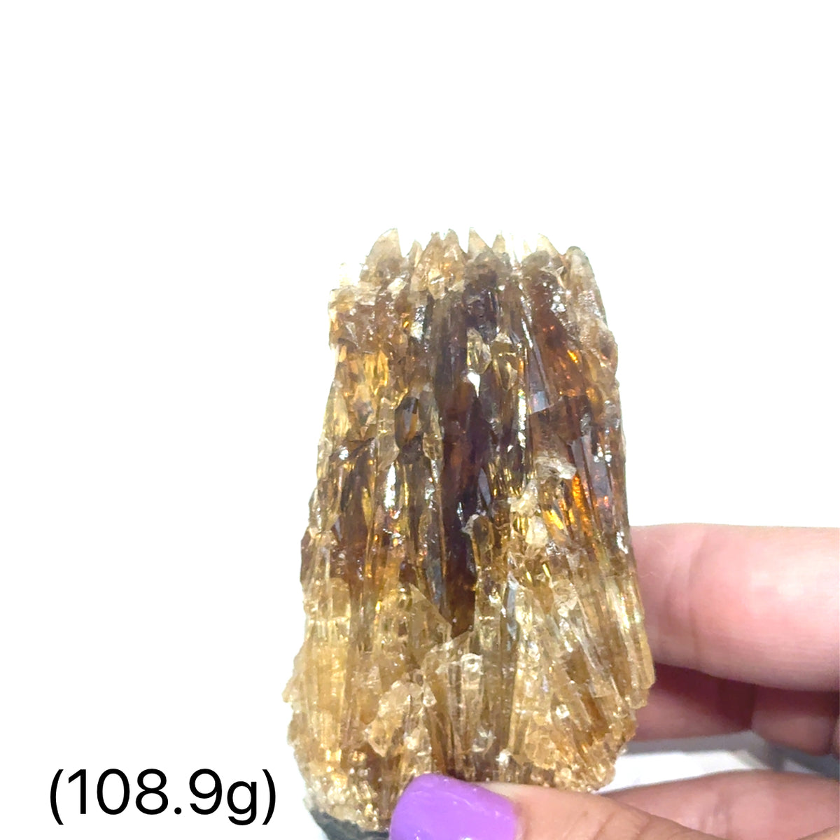 Raw Root Beer Calcite Gemstone Points and Clusters Natural Crystal Specimens from China | Hidden Jewel of the South End