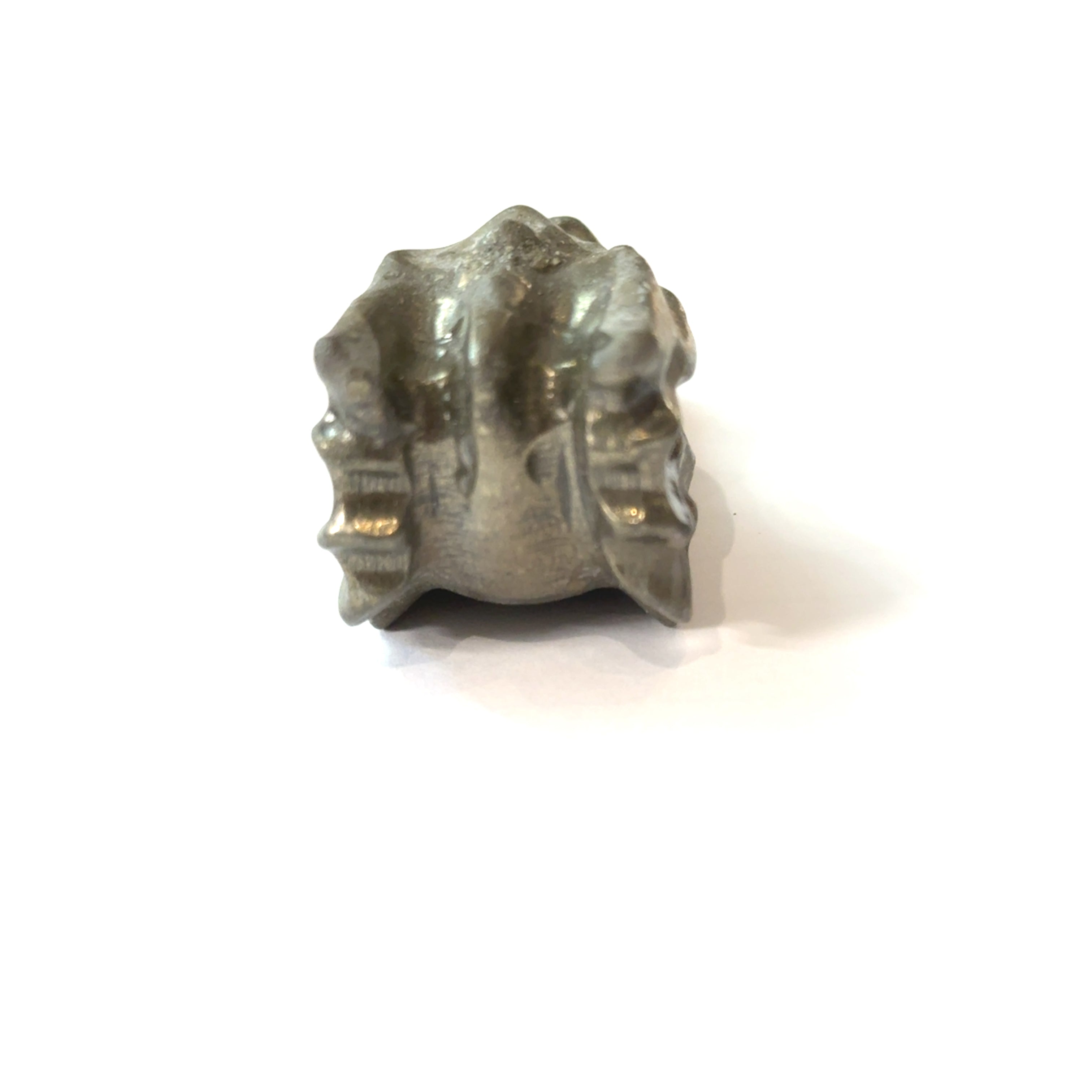 Pyrite Dragon Head Carving | Guardian of Wealth & Willpower