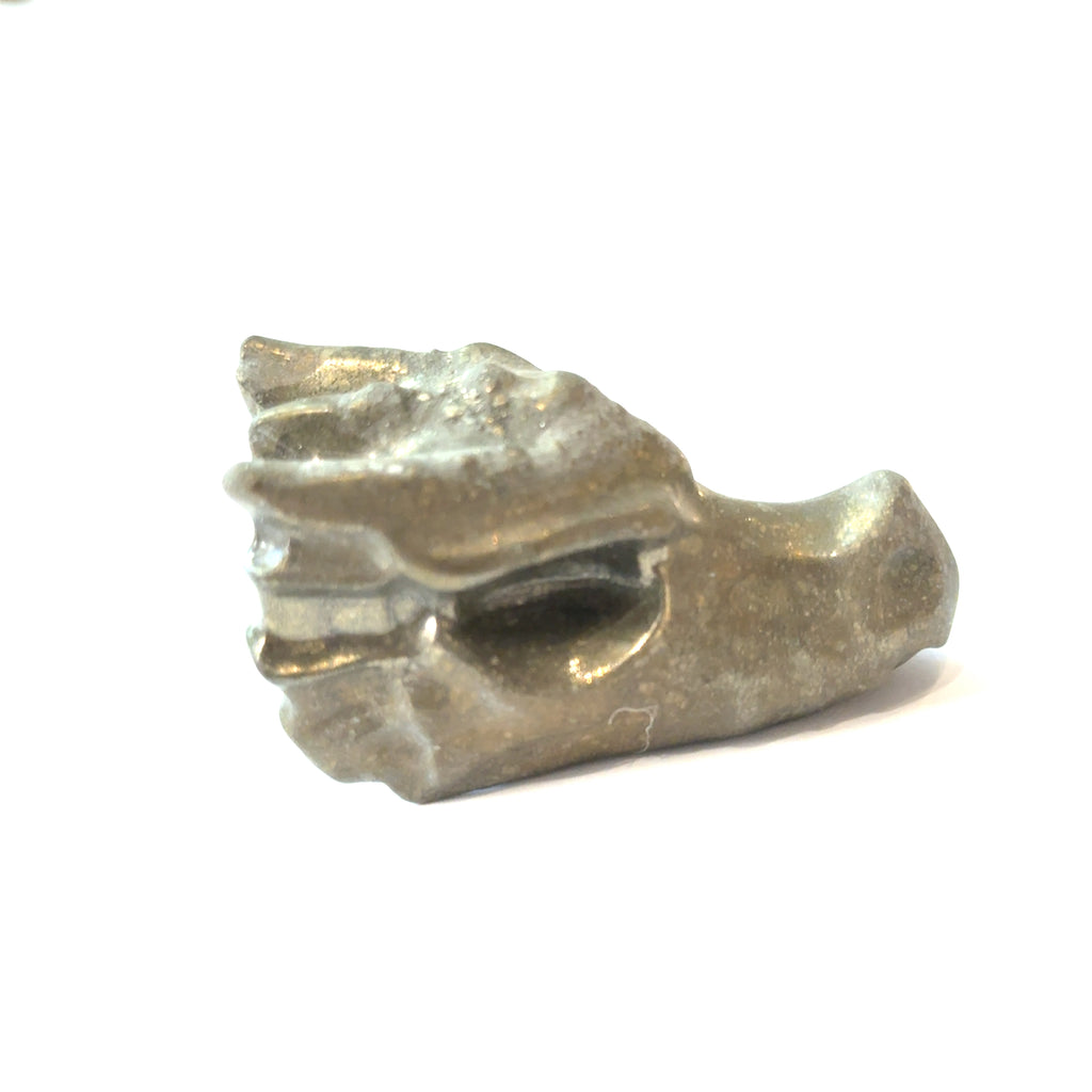 Pyrite Dragon Head Carving | Guardian of Wealth & Willpower