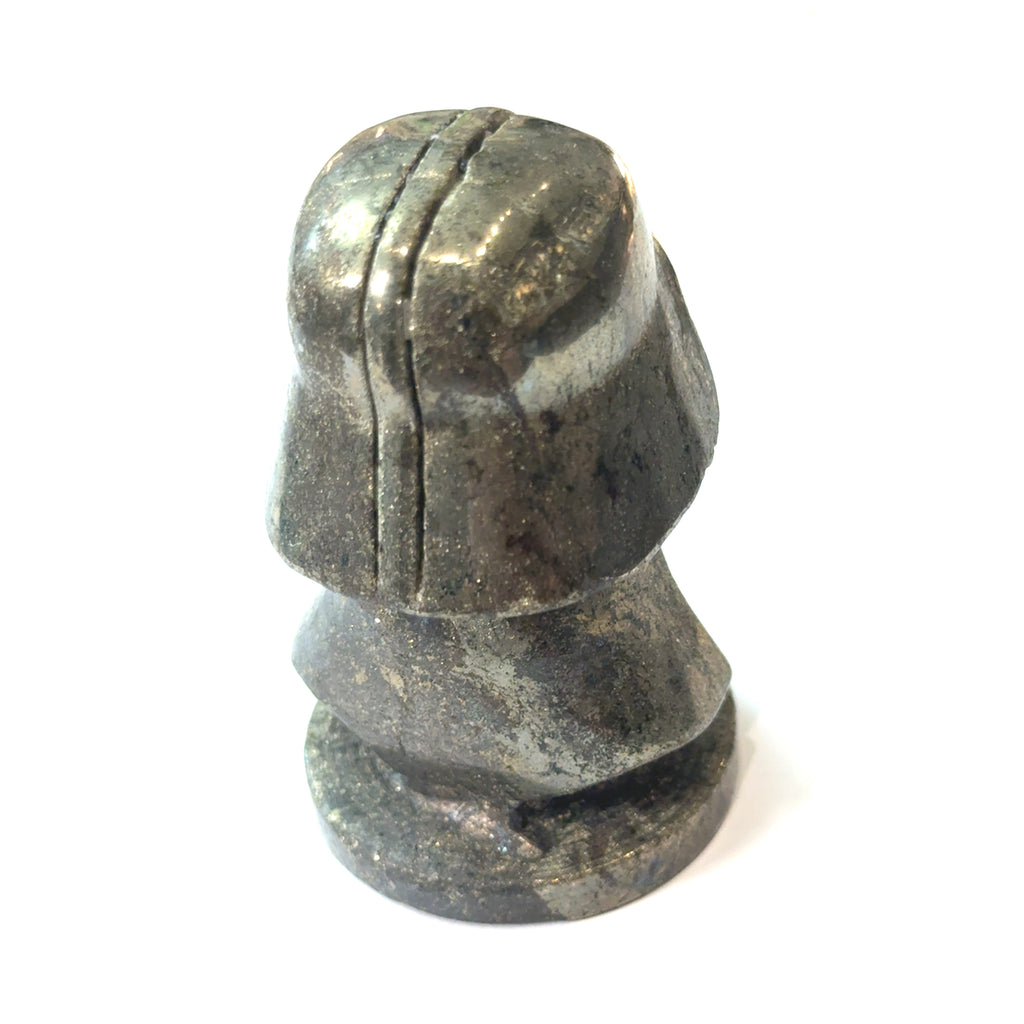 Star Wars Pyrite Crystal Carvings: Darth Vader, Yoda and the Millennium Falcon