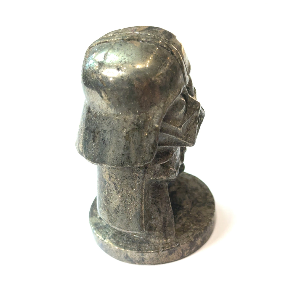 Star Wars Pyrite Crystal Carvings: Darth Vader, Yoda and the Millennium Falcon