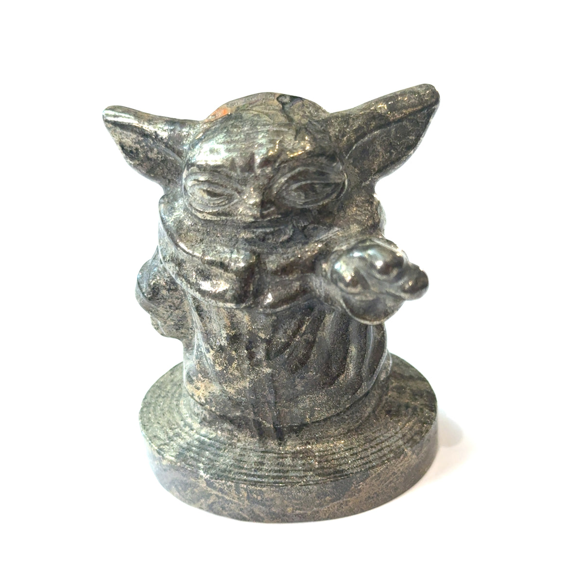 Star Wars Pyrite Crystal Carvings: Darth Vader, Yoda and the Millennium Falcon