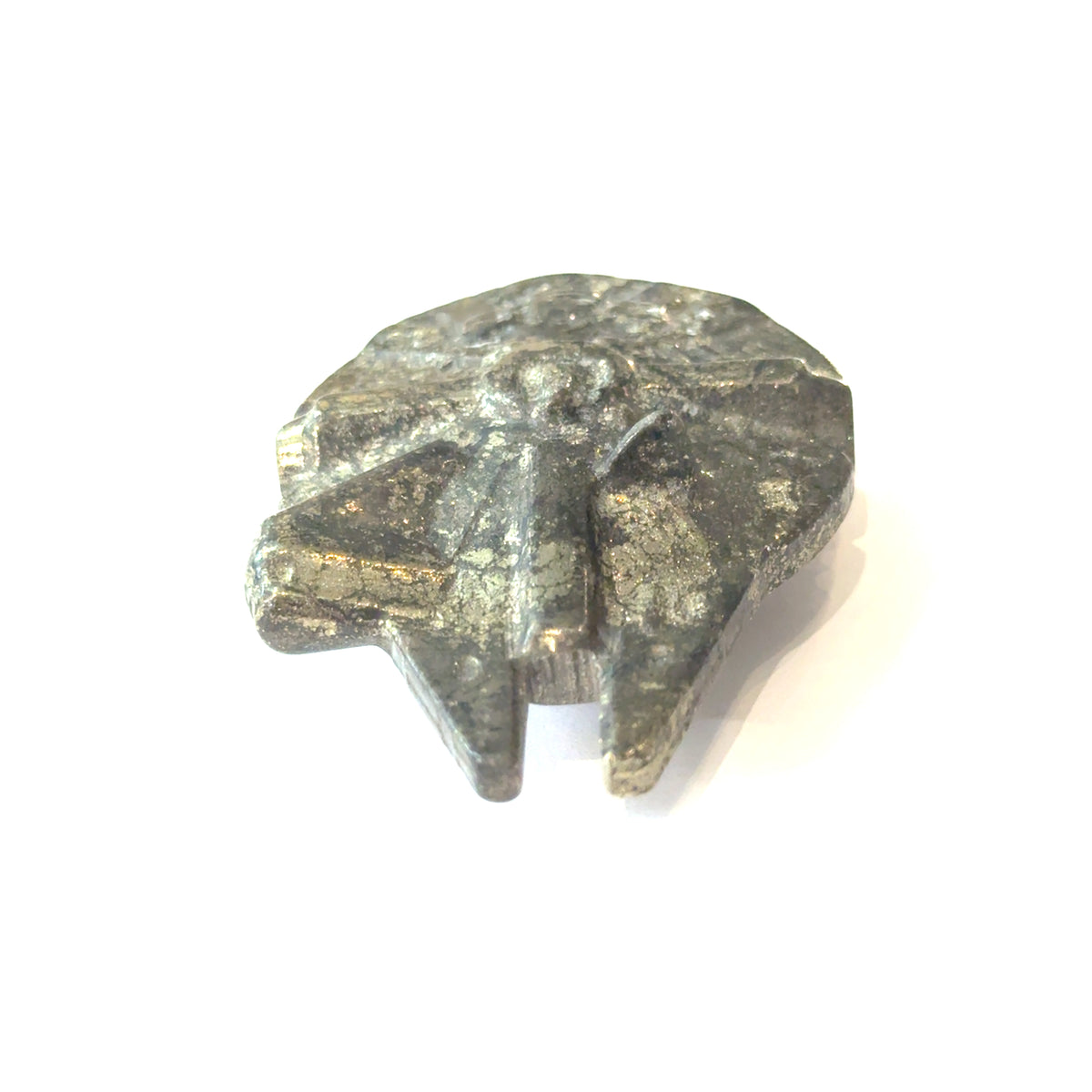 Star Wars Pyrite Crystal Carvings: Darth Vader, Yoda and the Millennium Falcon