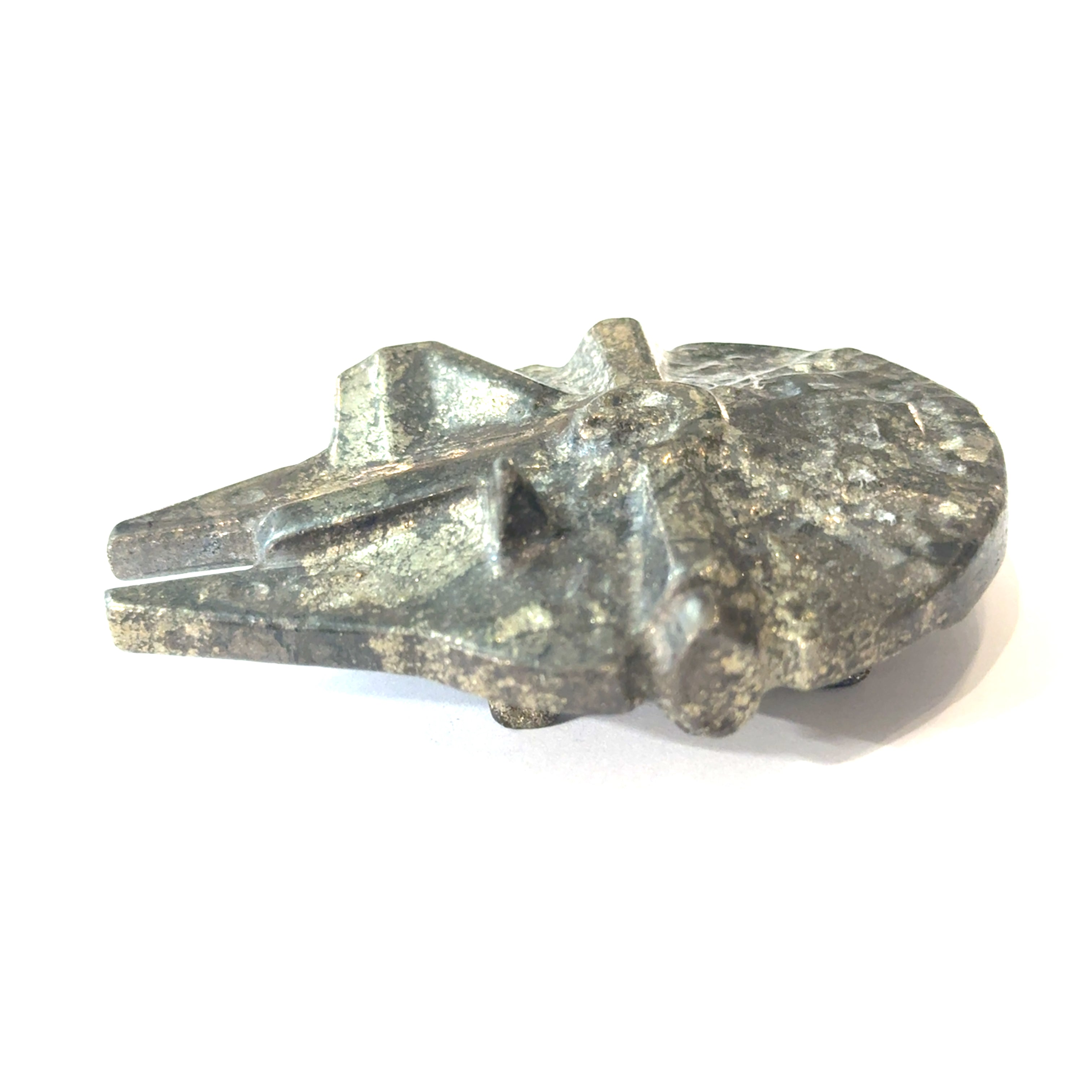 Star Wars Pyrite Crystal Carvings: Darth Vader, Yoda and the Millennium Falcon