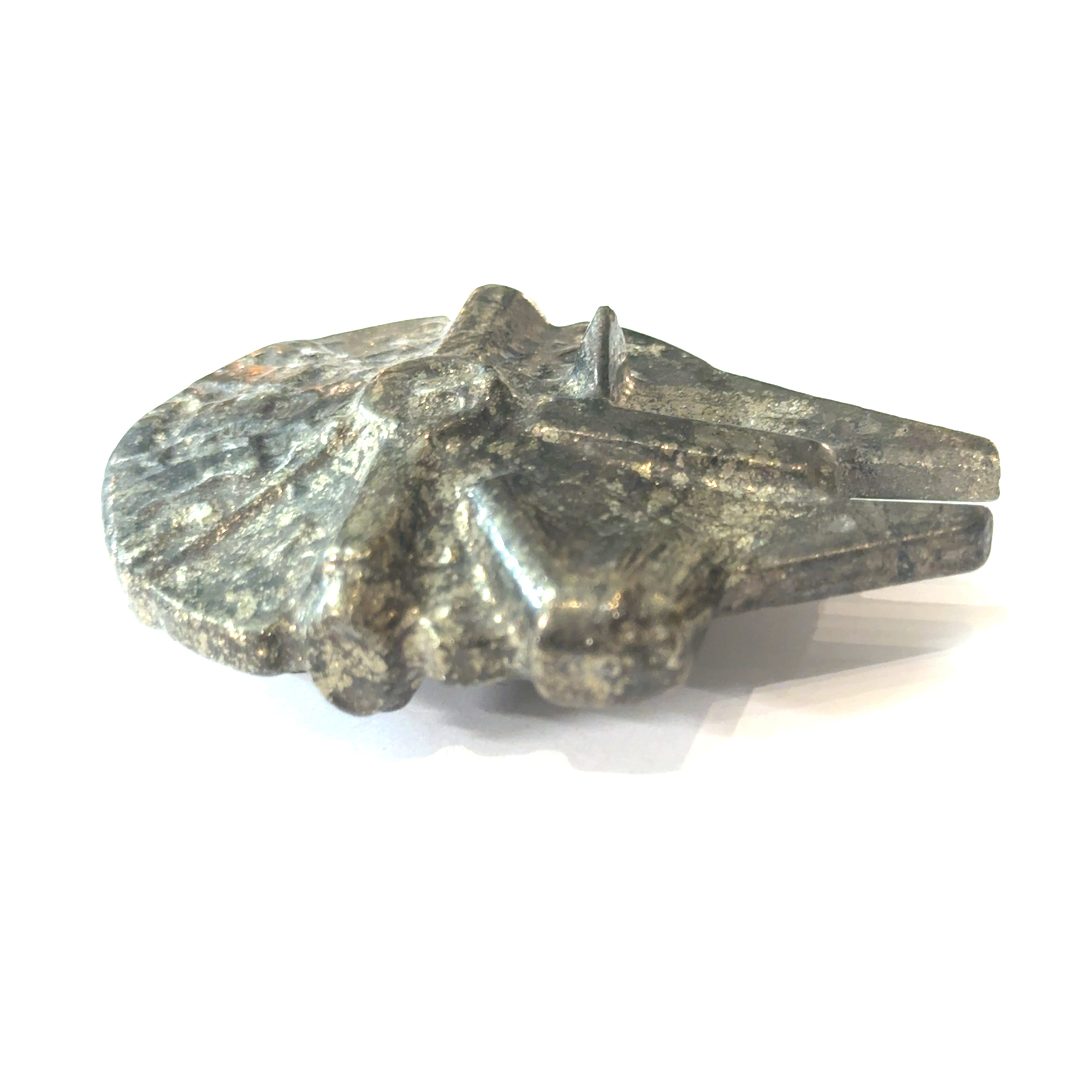 Star Wars Pyrite Crystal Carvings: Darth Vader, Yoda and the Millennium Falcon
