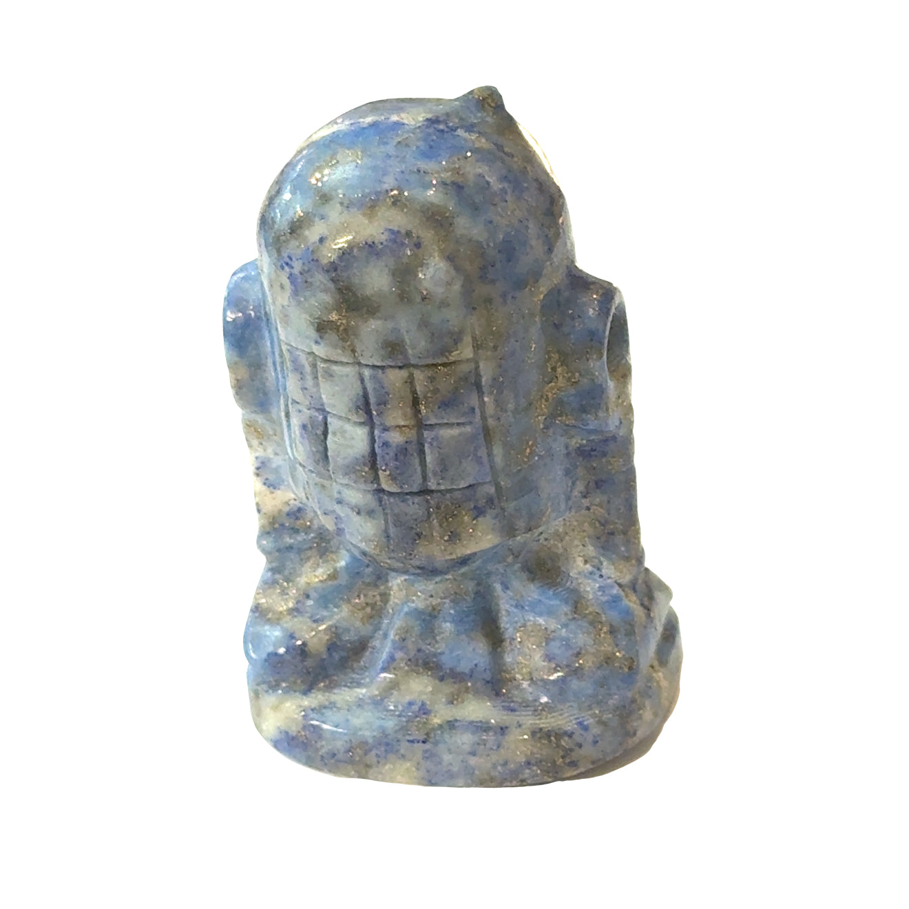 Sodalite R2-D2 Crystal Carving Star Wars Crystal Collectible | Hand-Carved Sodalite
