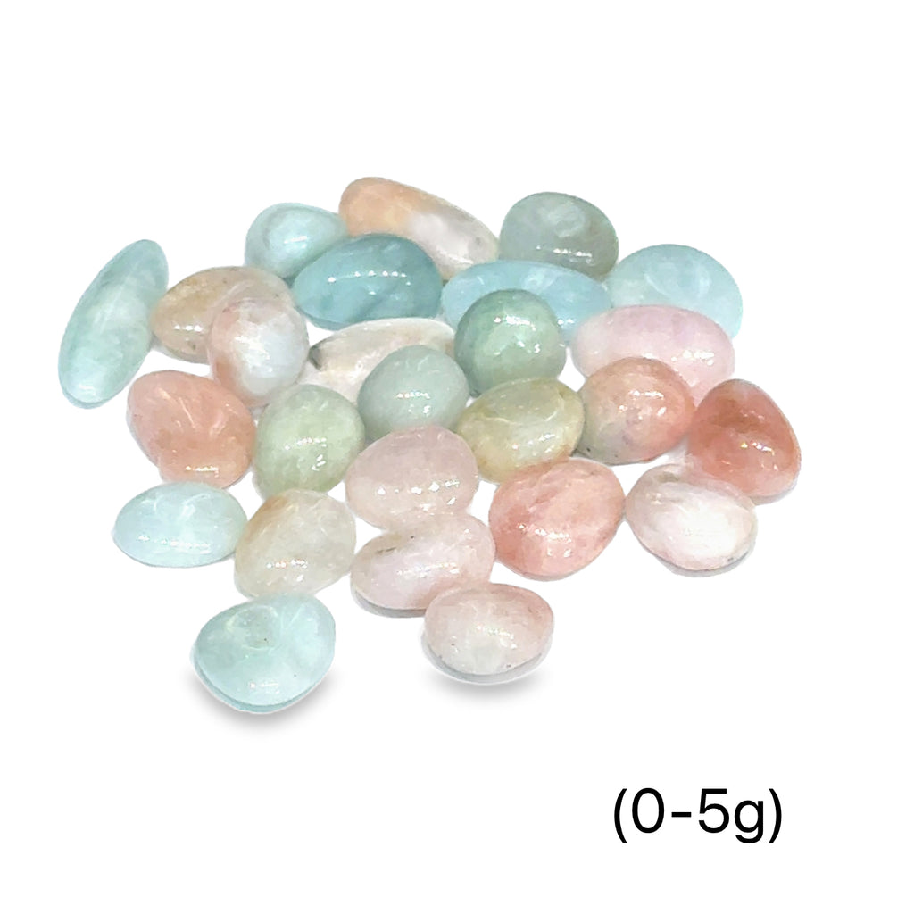 Morganite Tumbled Stone — Reiki Charged & Intuitively Selected
