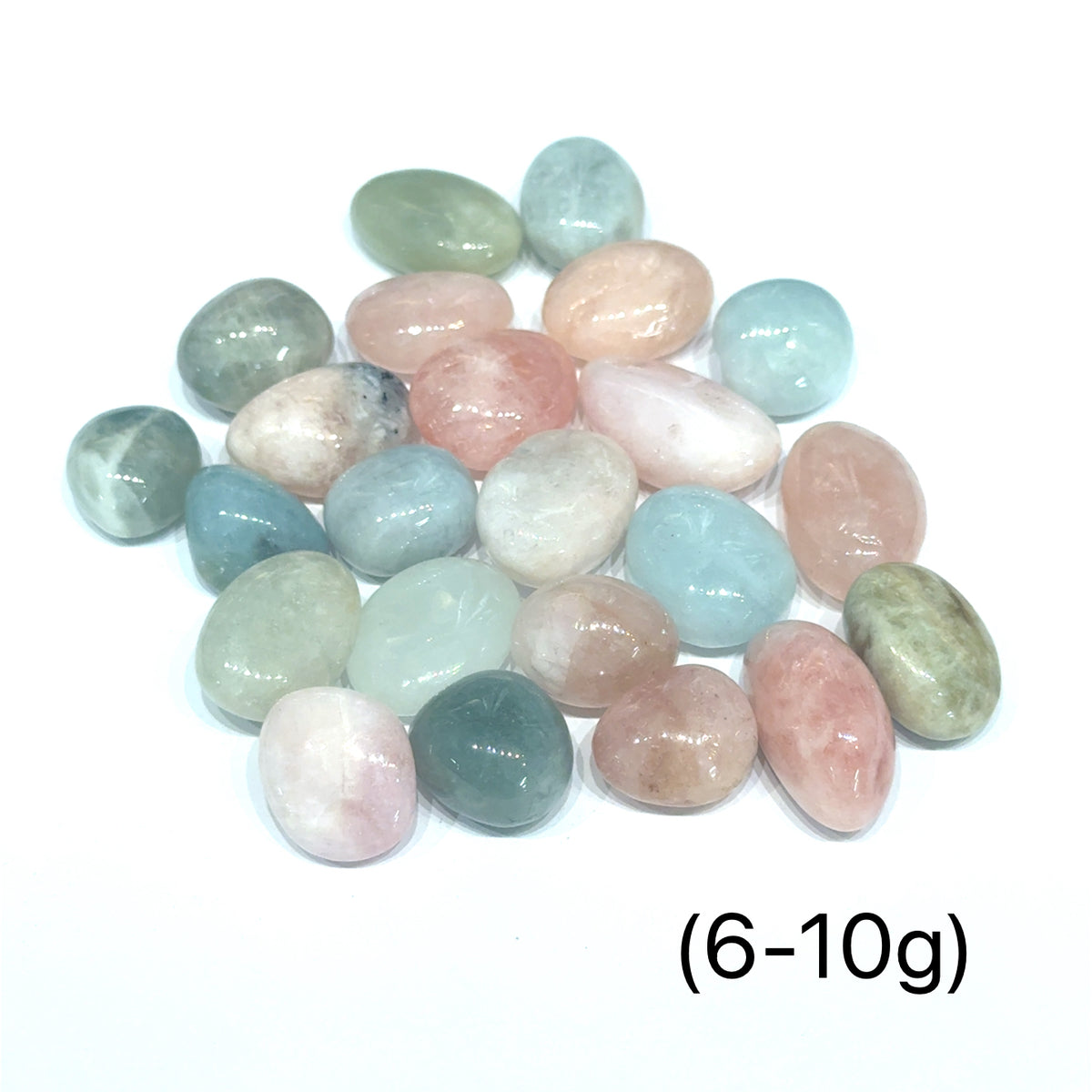 Morganite Tumbled Stone — Reiki Charged & Intuitively Selected