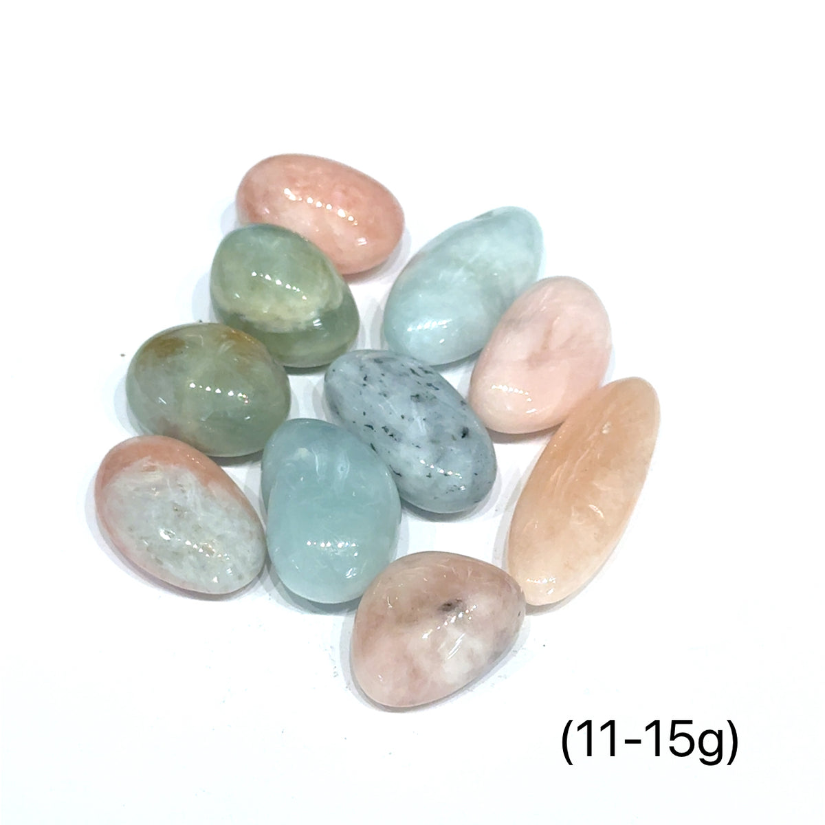 Morganite Tumbled Stone — Reiki Charged & Intuitively Selected
