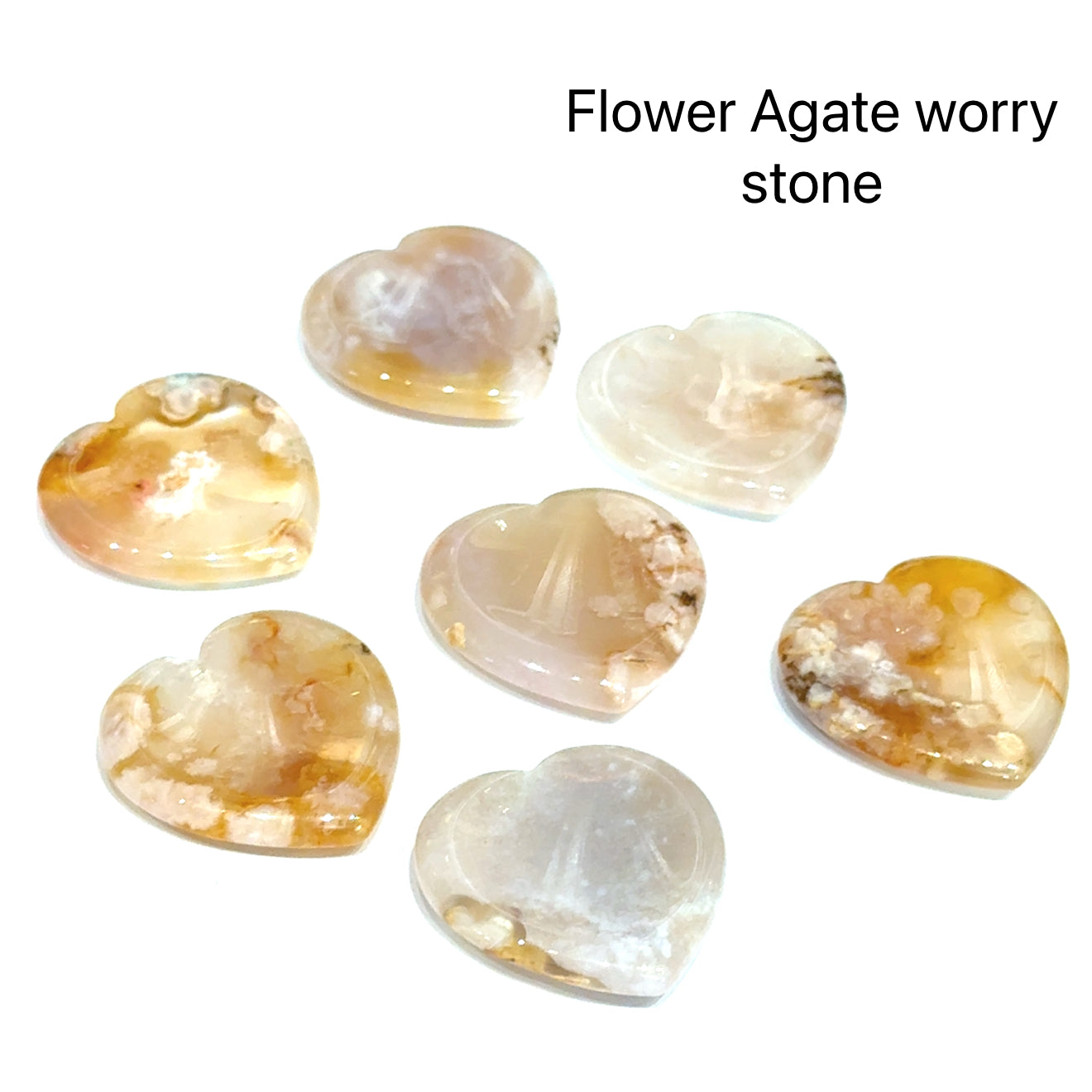 Worry Stone – Ethically Sourced Healing Gemstone with Metaphysical Info Card