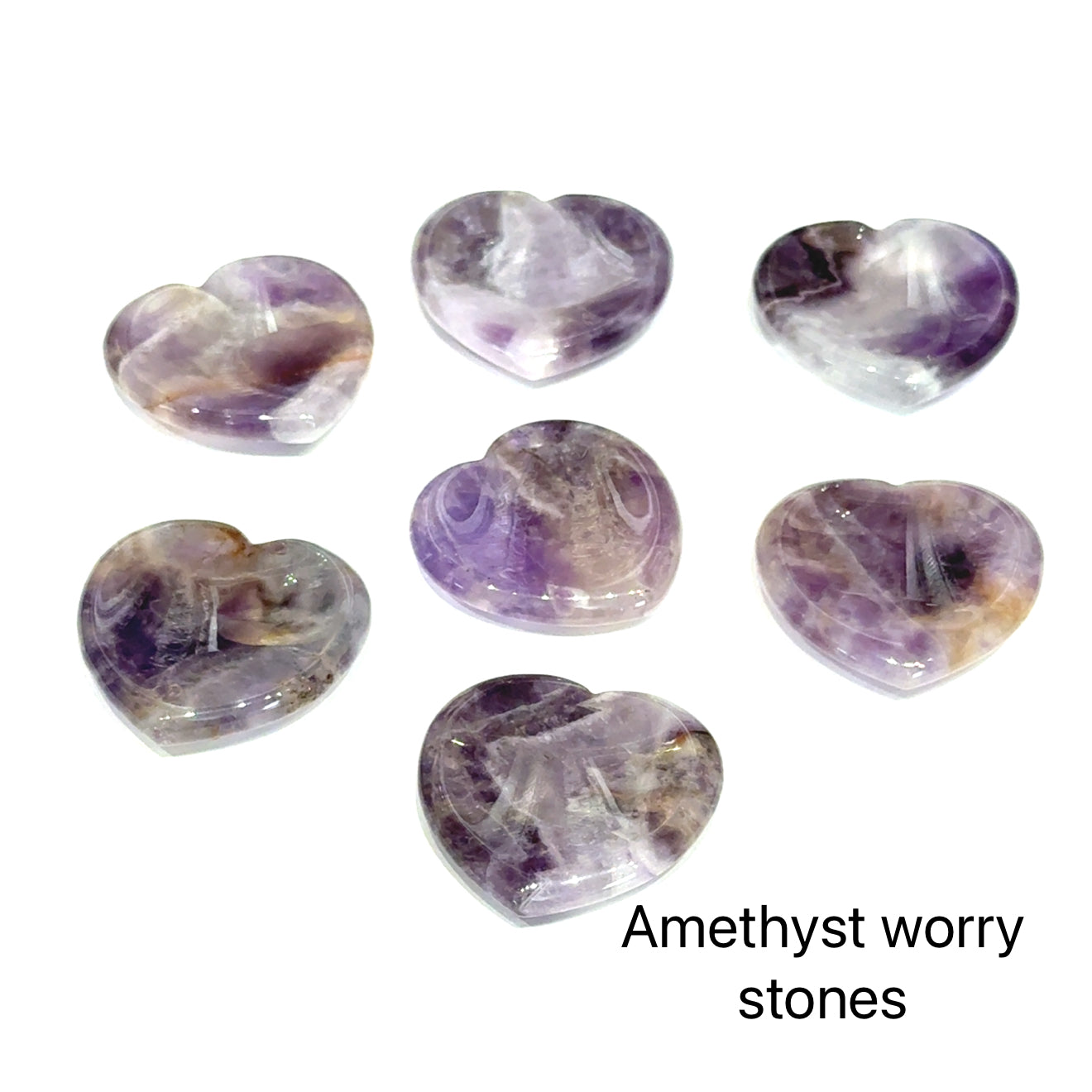 Worry Stone – Ethically Sourced Healing Gemstone with Metaphysical Info Card