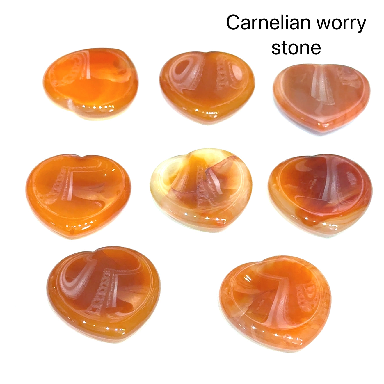 Worry Stone – Ethically Sourced Healing Gemstone with Metaphysical Info Card