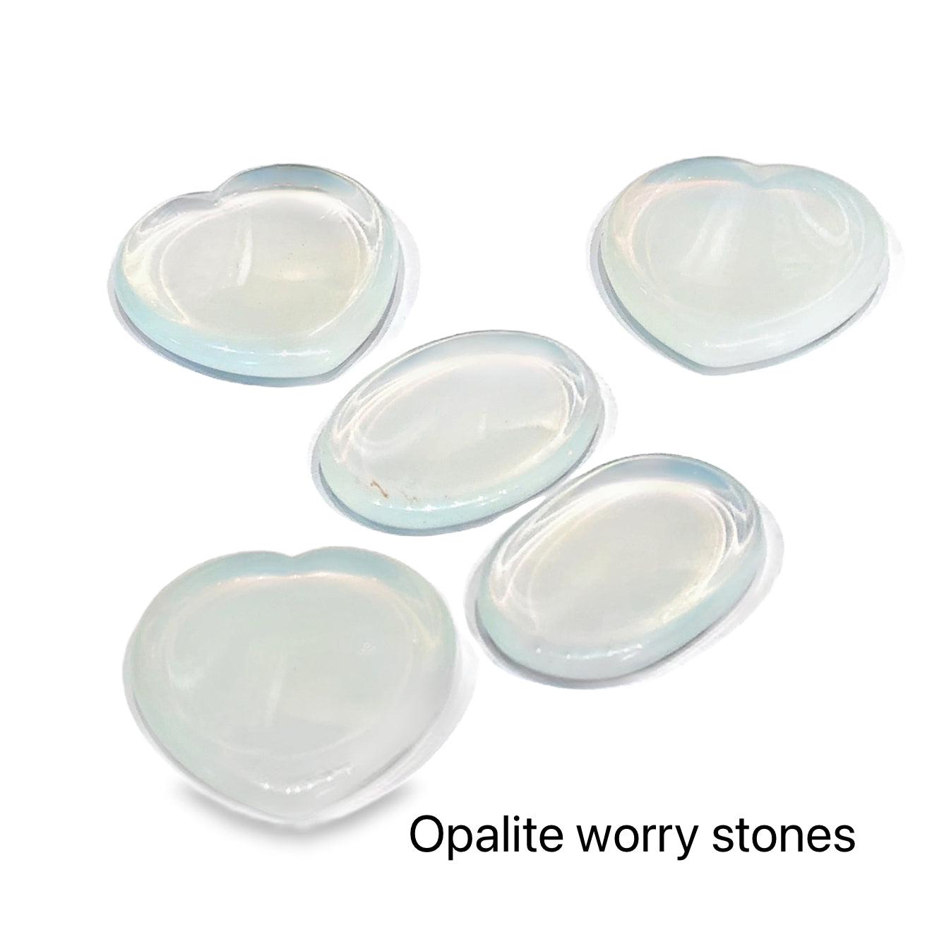 Worry Stone – Ethically Sourced Healing Gemstone with Metaphysical Info Card