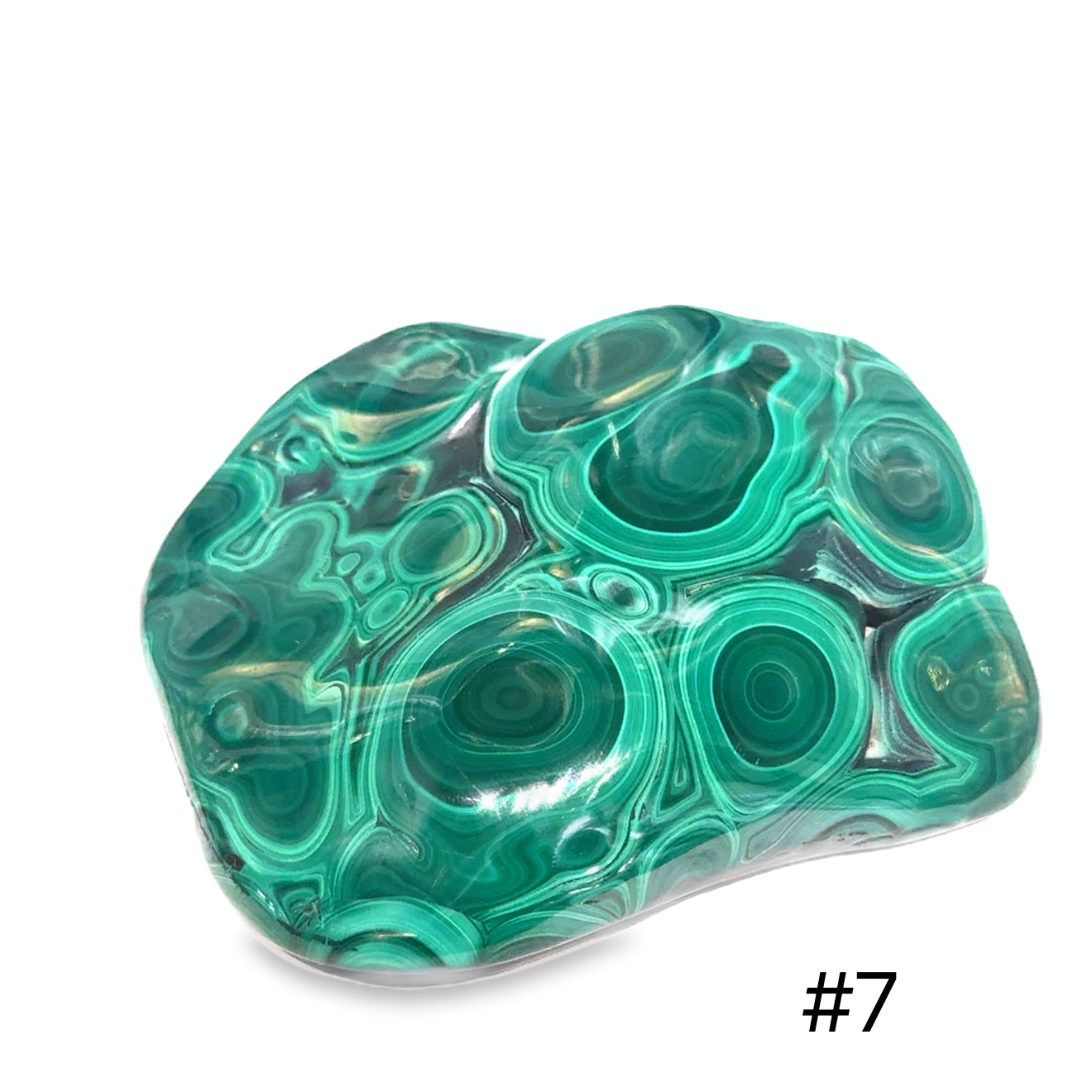 Congolese Malachite Freeform: Hand-Selected Transformation Crystal, Seven Unique Pieces