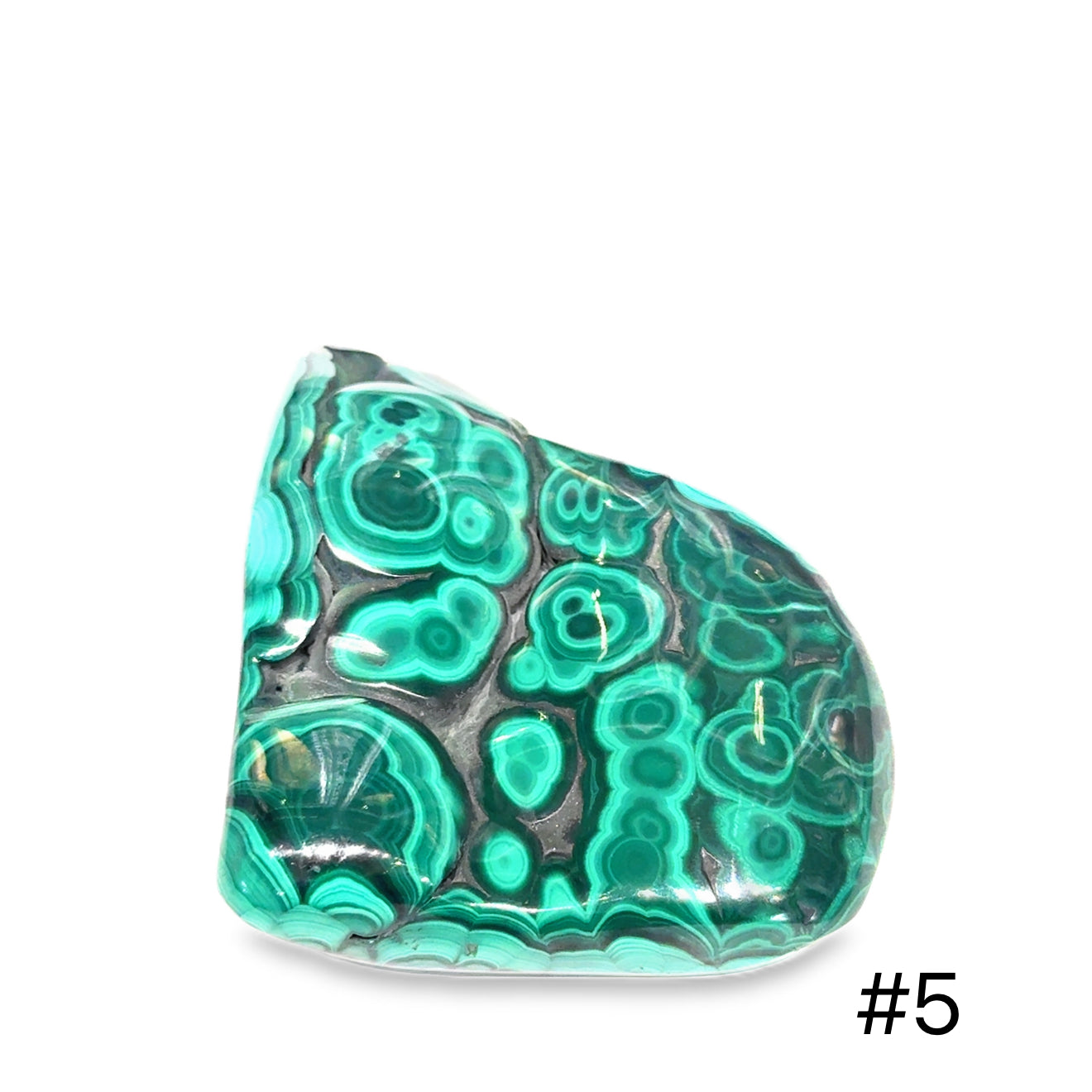 Congolese Malachite Freeform: Hand-Selected Transformation Crystal, Seven Unique Pieces