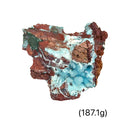 Chrysocolla and Malachite Raw Collector's Mineral: DR Congo, Four Unique Pieces Available