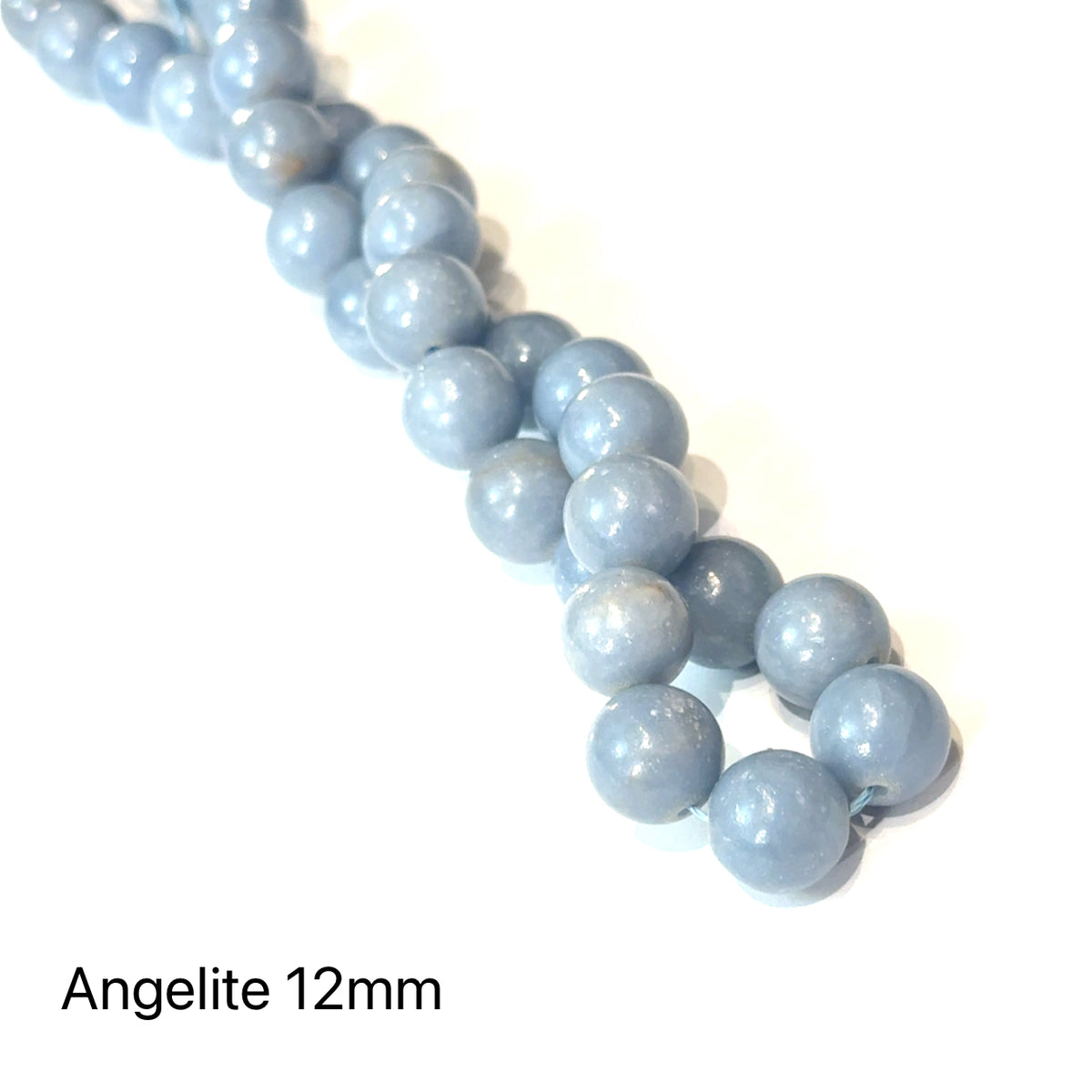 Angelite Gemstone Strand | Peace, Communication & Higher Awareness | Hidden Jewel of the South End