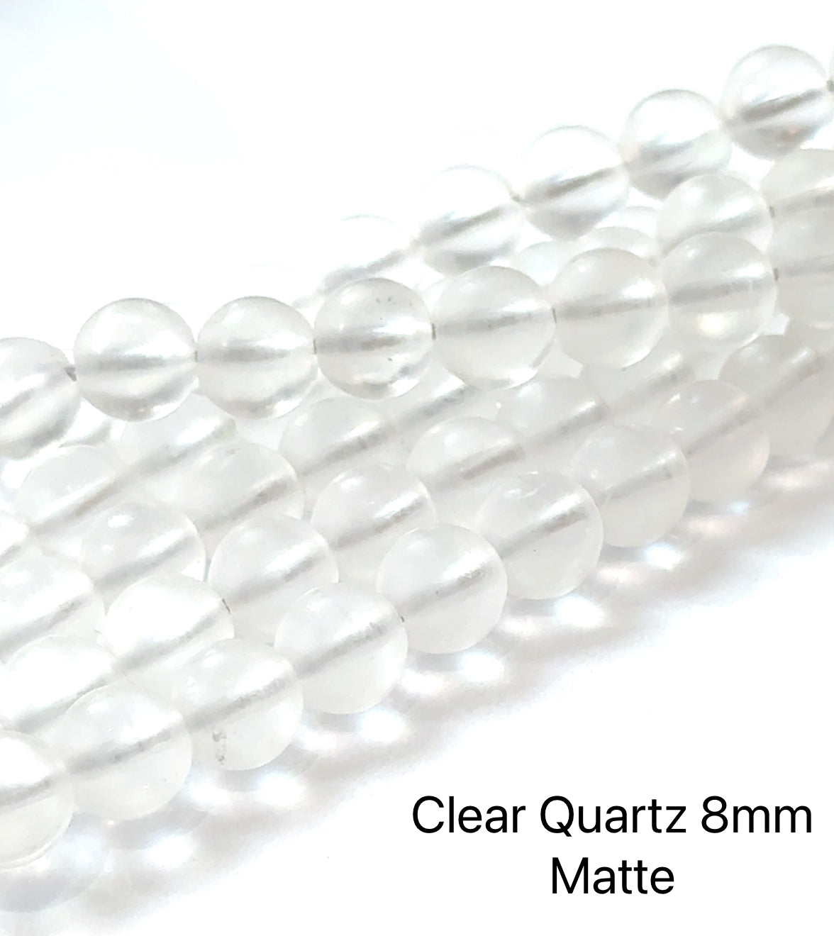 Clear Quartz Gemstone Strand | Amplification, Clarity & Healing Energy