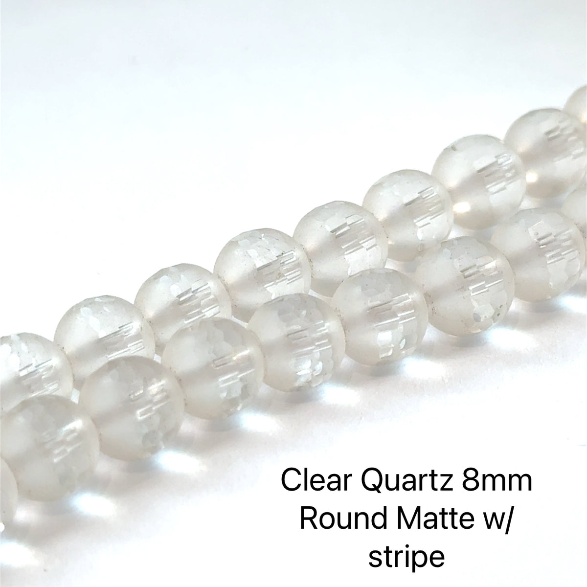 Clear Quartz Gemstone Strand | Amplification, Clarity & Healing Energy