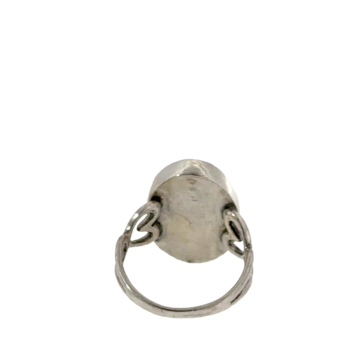 Abalone Shell Gemstone Sterling Silver Ring size 7.5