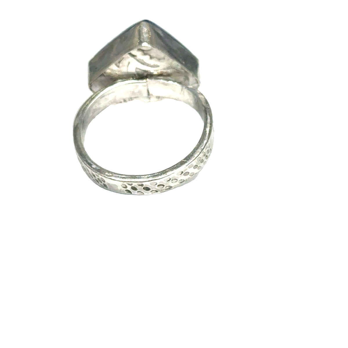 Tanzanite Sterling Silver Statement Ring, size 7