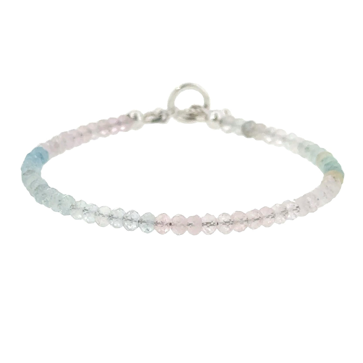 Mixed Morganite Gemstone Bracelet