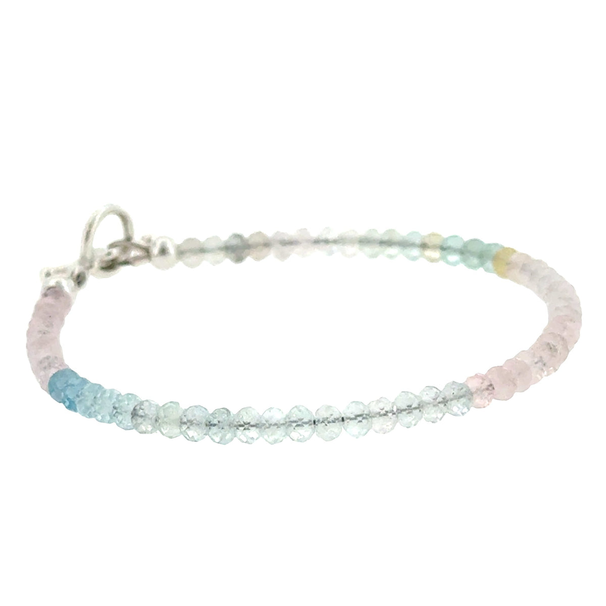 Mixed Morganite Gemstone Bracelet