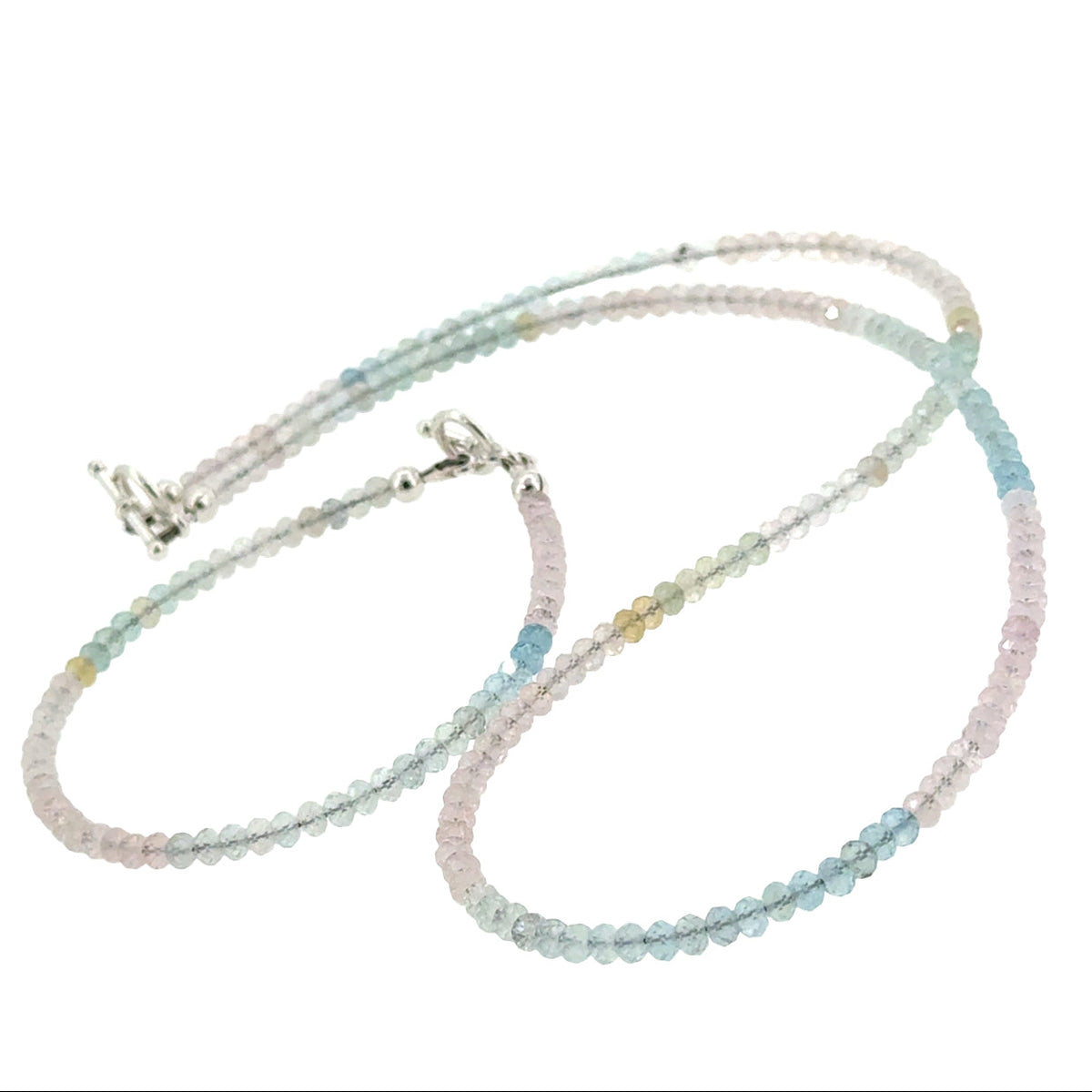 Mixed Morganite Gemstone Necklace