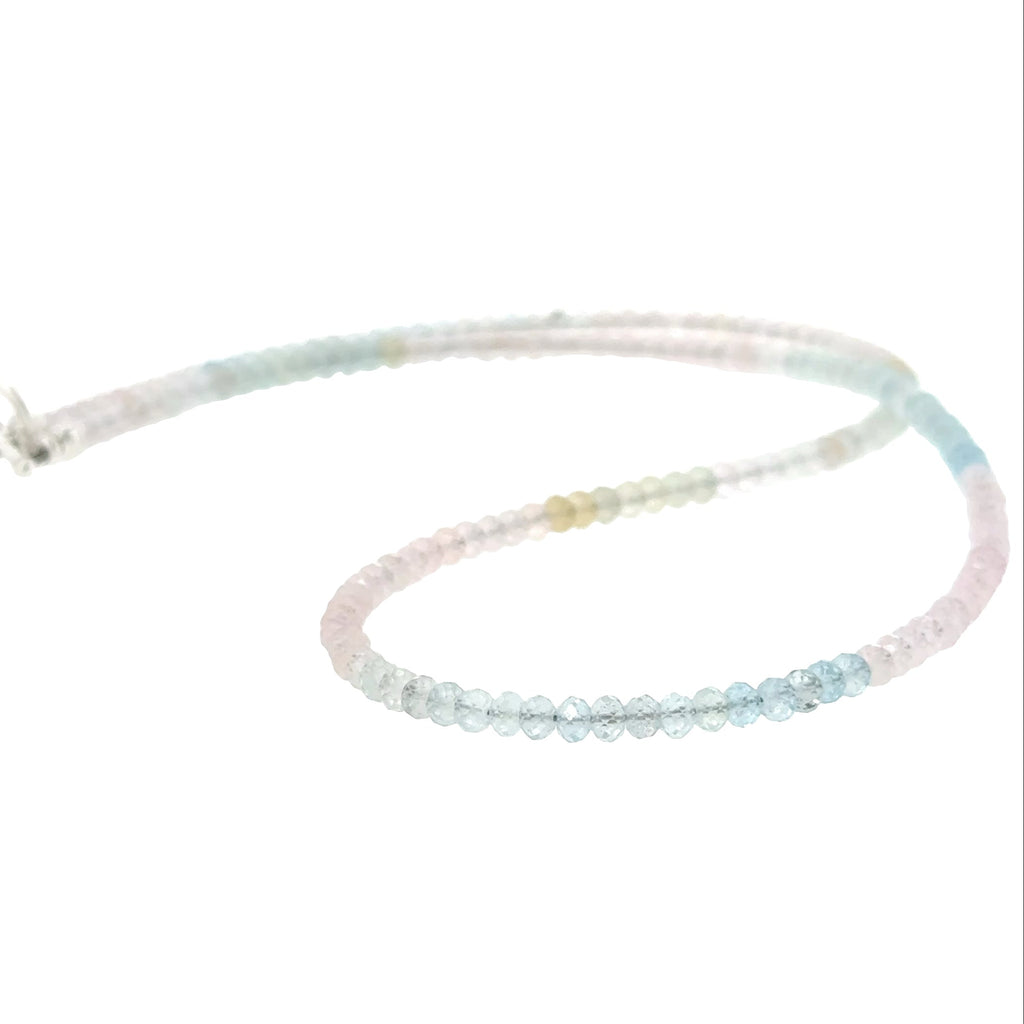 Mixed Morganite Gemstone Necklace