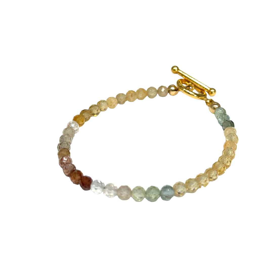 Mixed Zircon Gemstone Bracelet
