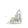 Sterling Silver Crimp pk of 50, jewelry supplies, findings