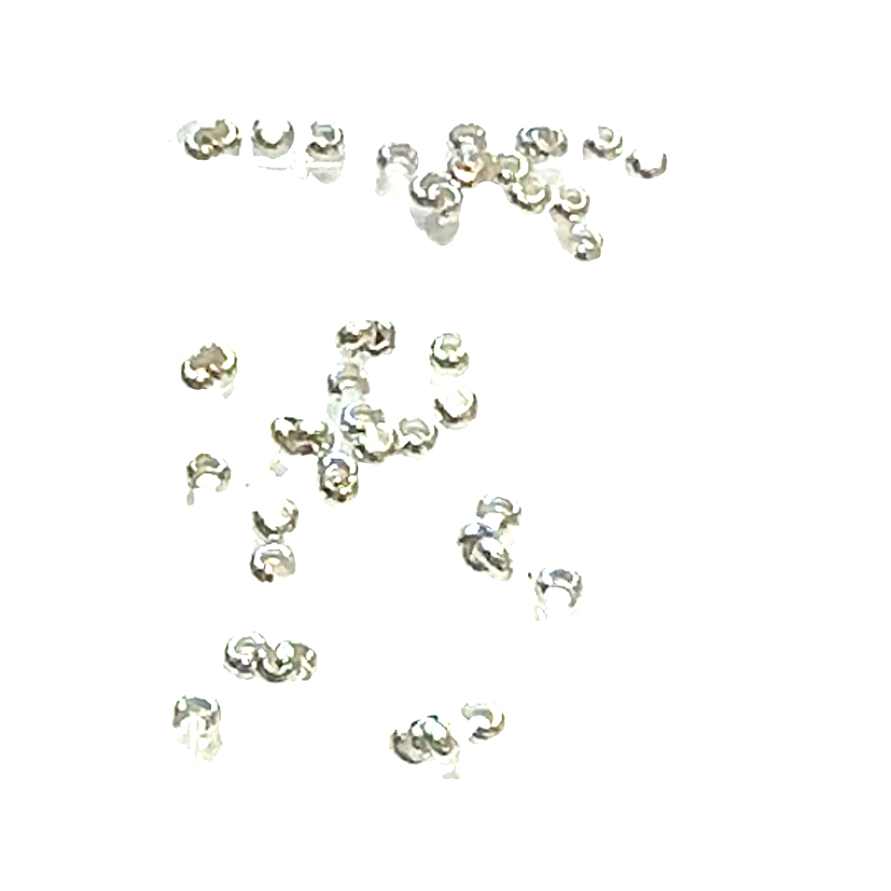 2.5mm, 3mm, 4mm SS/ GF Crimp Covers pk of 50