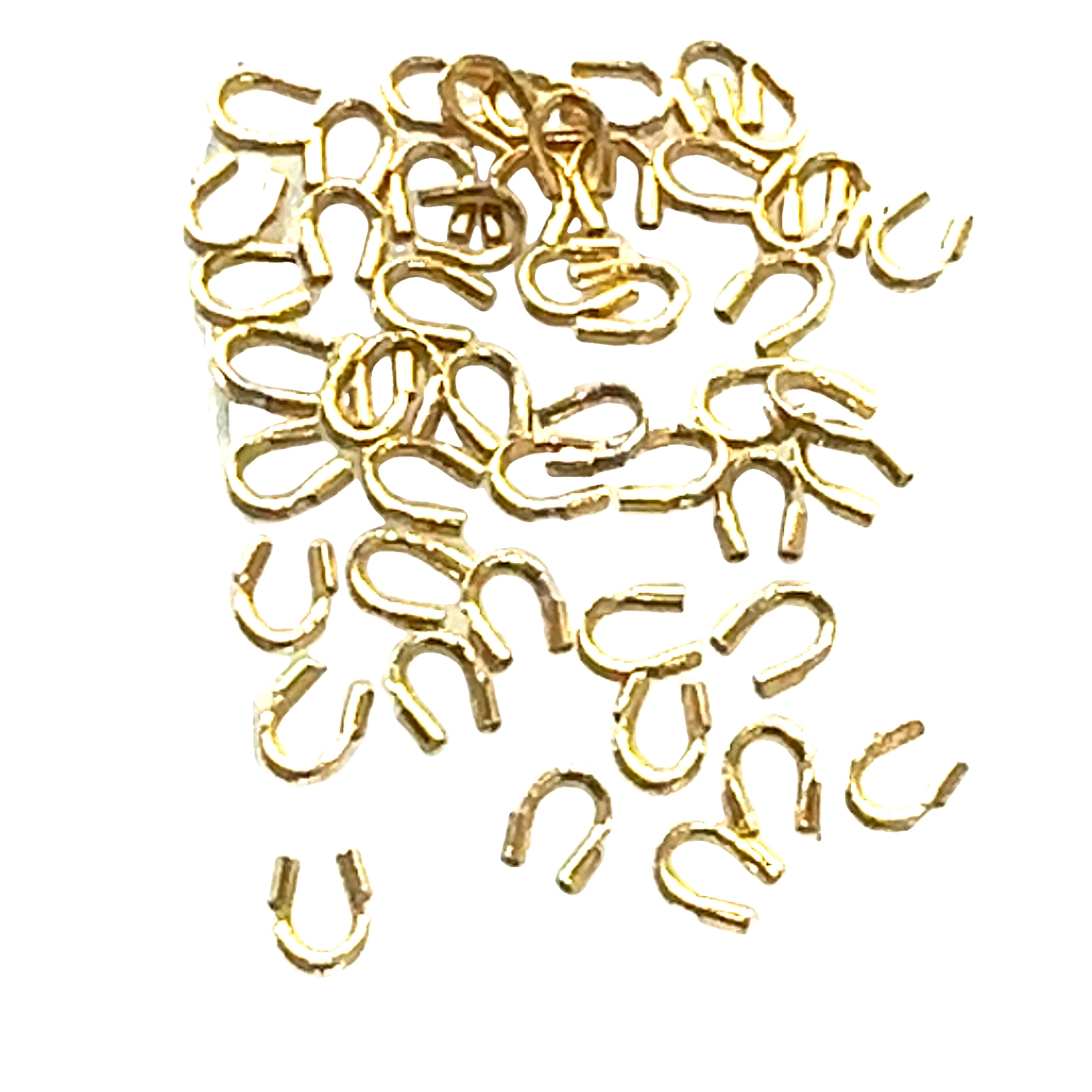 Sterling Silver  or Gold Filled Wire Guards pk of 50, jewelry supplies, findings