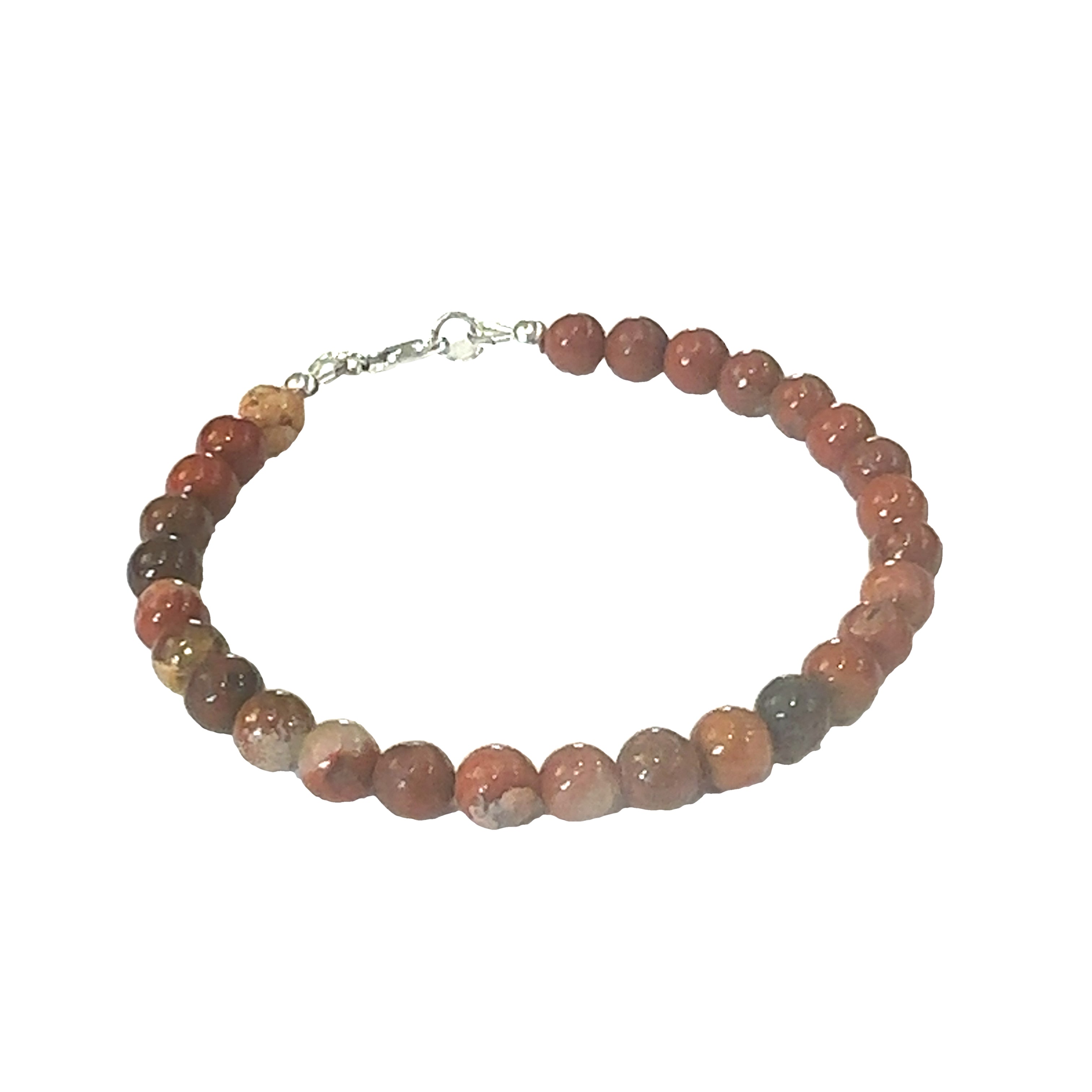 Red Jasper Gemstone Bracelet